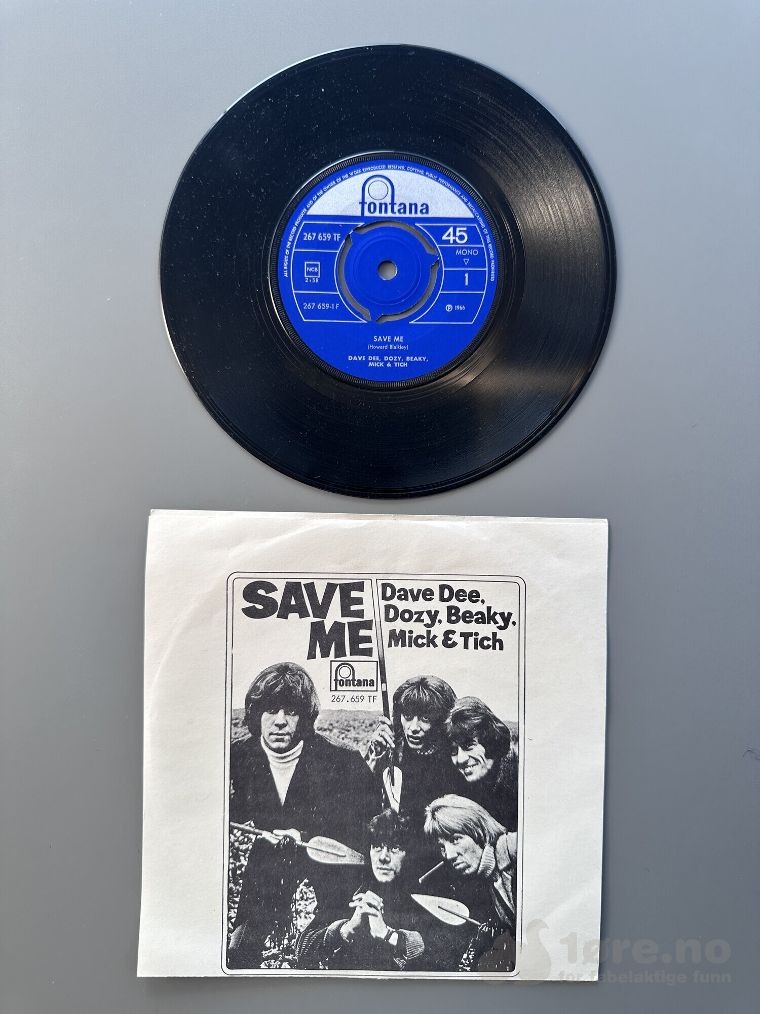 Singel - Dave Dee, Dozy, Beaky, Mick & Tich - Save Me, bilde 2