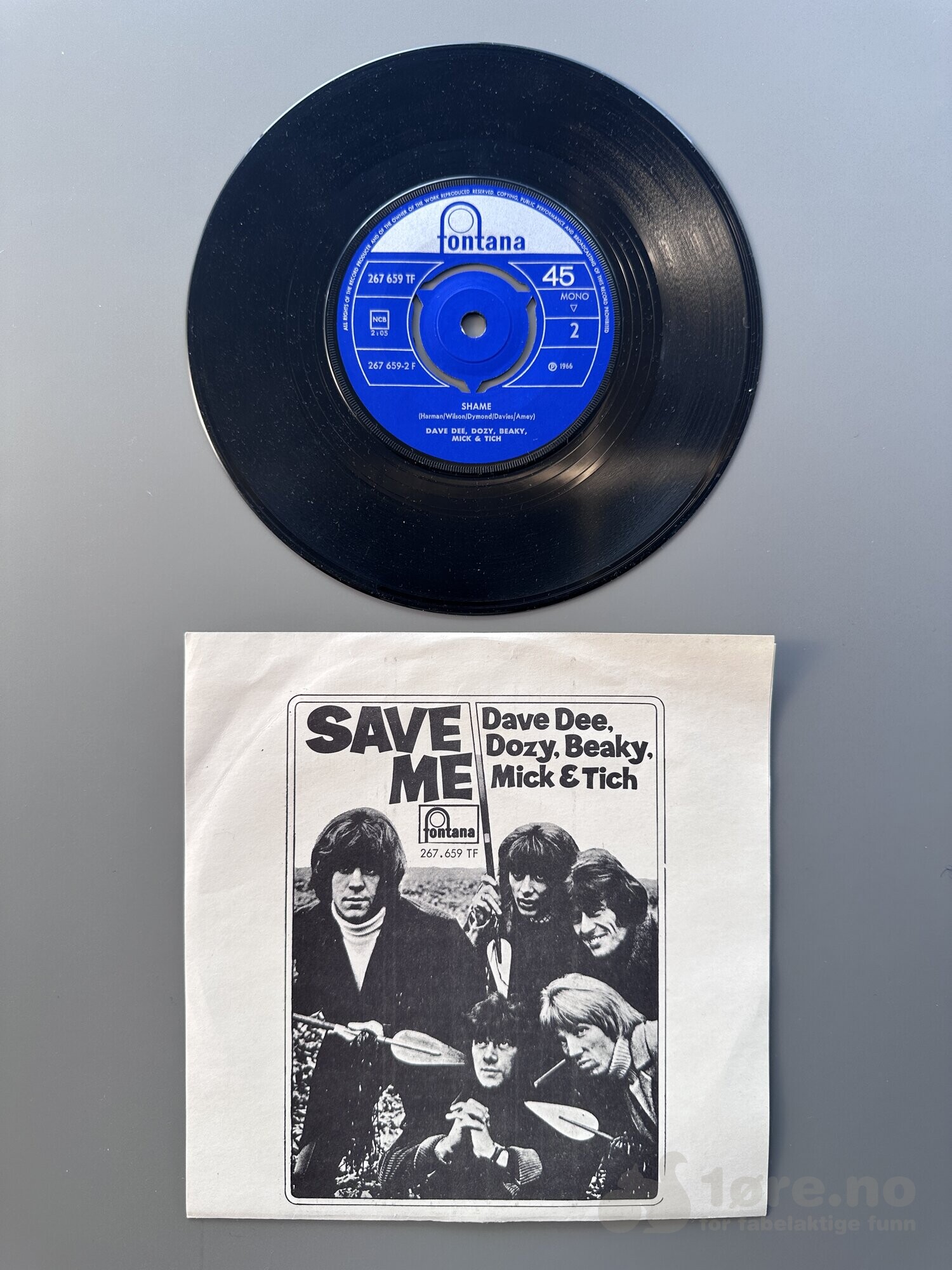 Singel - Dave Dee, Dozy, Beaky, Mick & Tich - Save Me, bilde 3