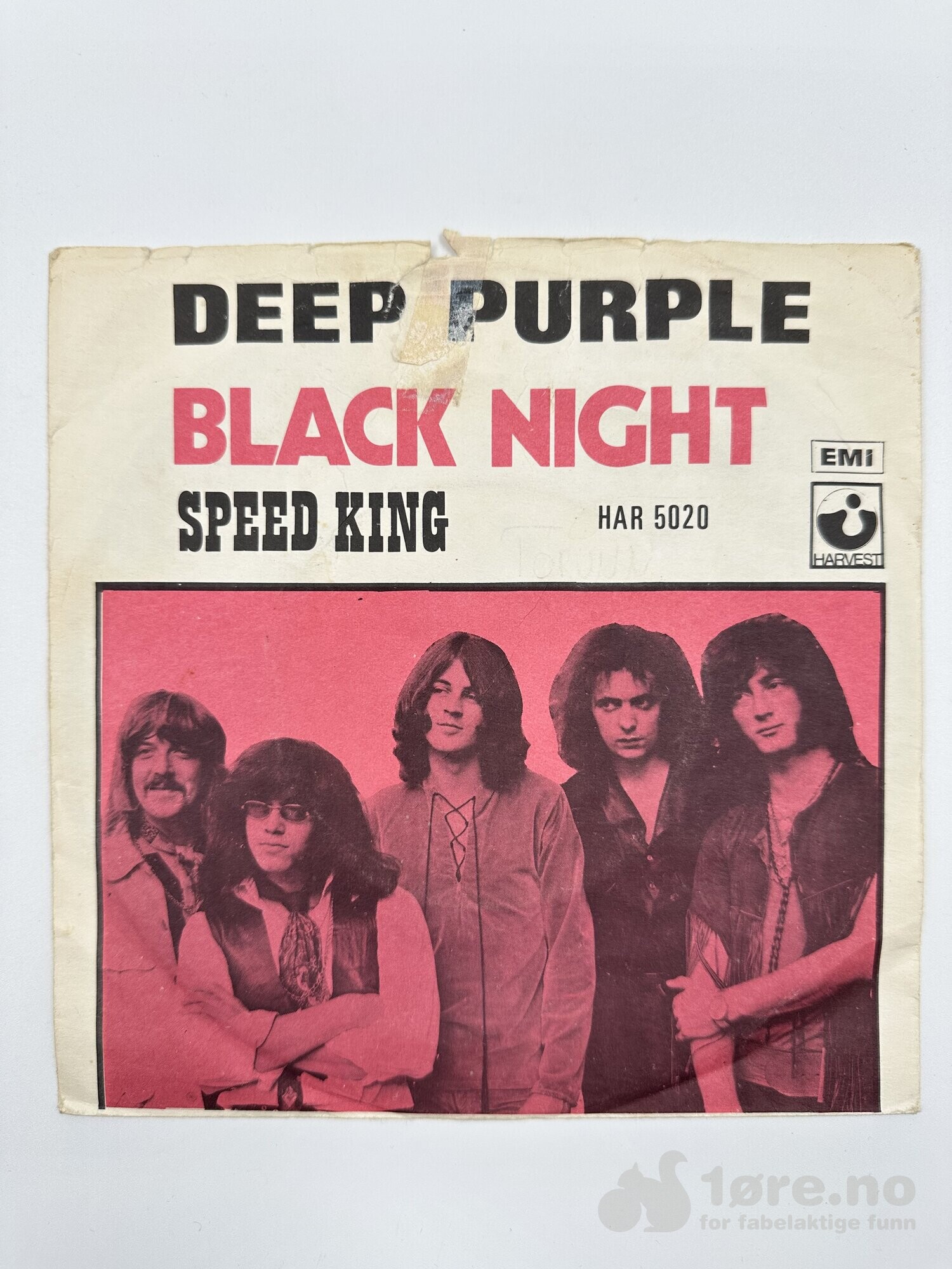 Singel - Deep Purple – Black Night (uten navntrekk cover)