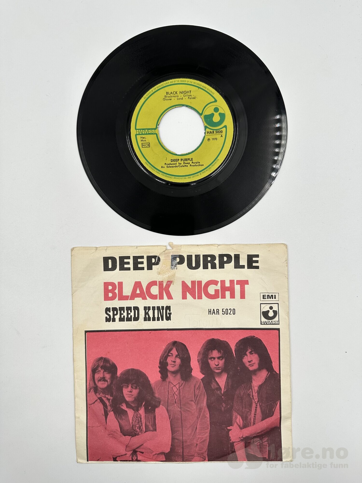 Singel - Deep Purple – Black Night (uten navntrekk cover), bilde 2