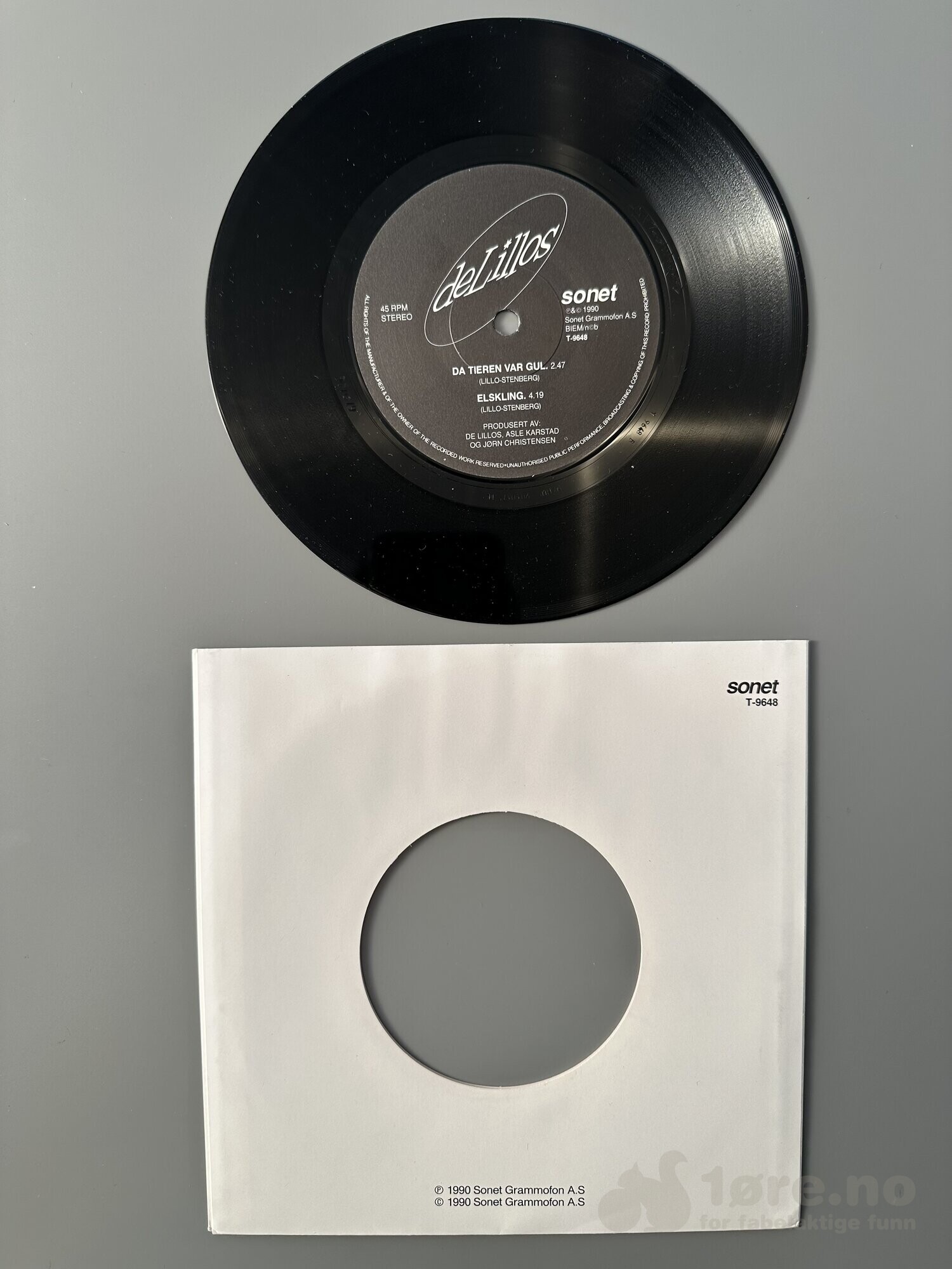 Singel - deLillos - Da Tieren var gul, bilde 3