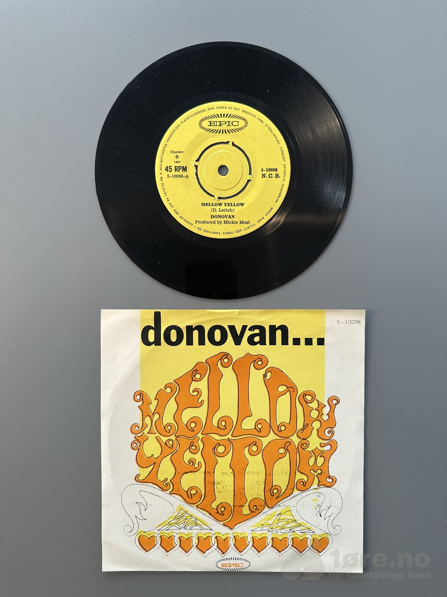Singel - Donovan- Mellow Yellow, bilde 2