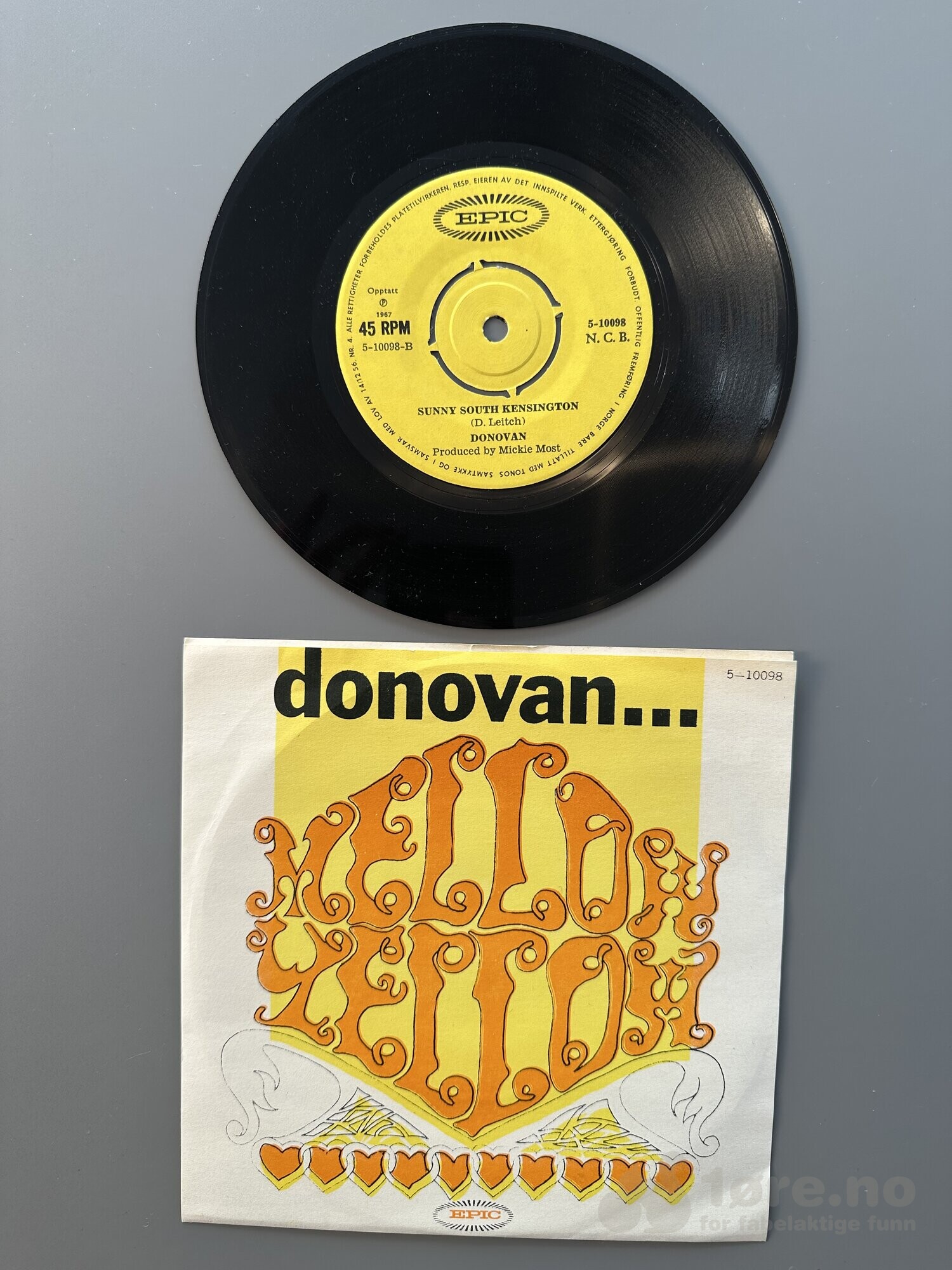 Singel - Donovan- Mellow Yellow, bilde 3