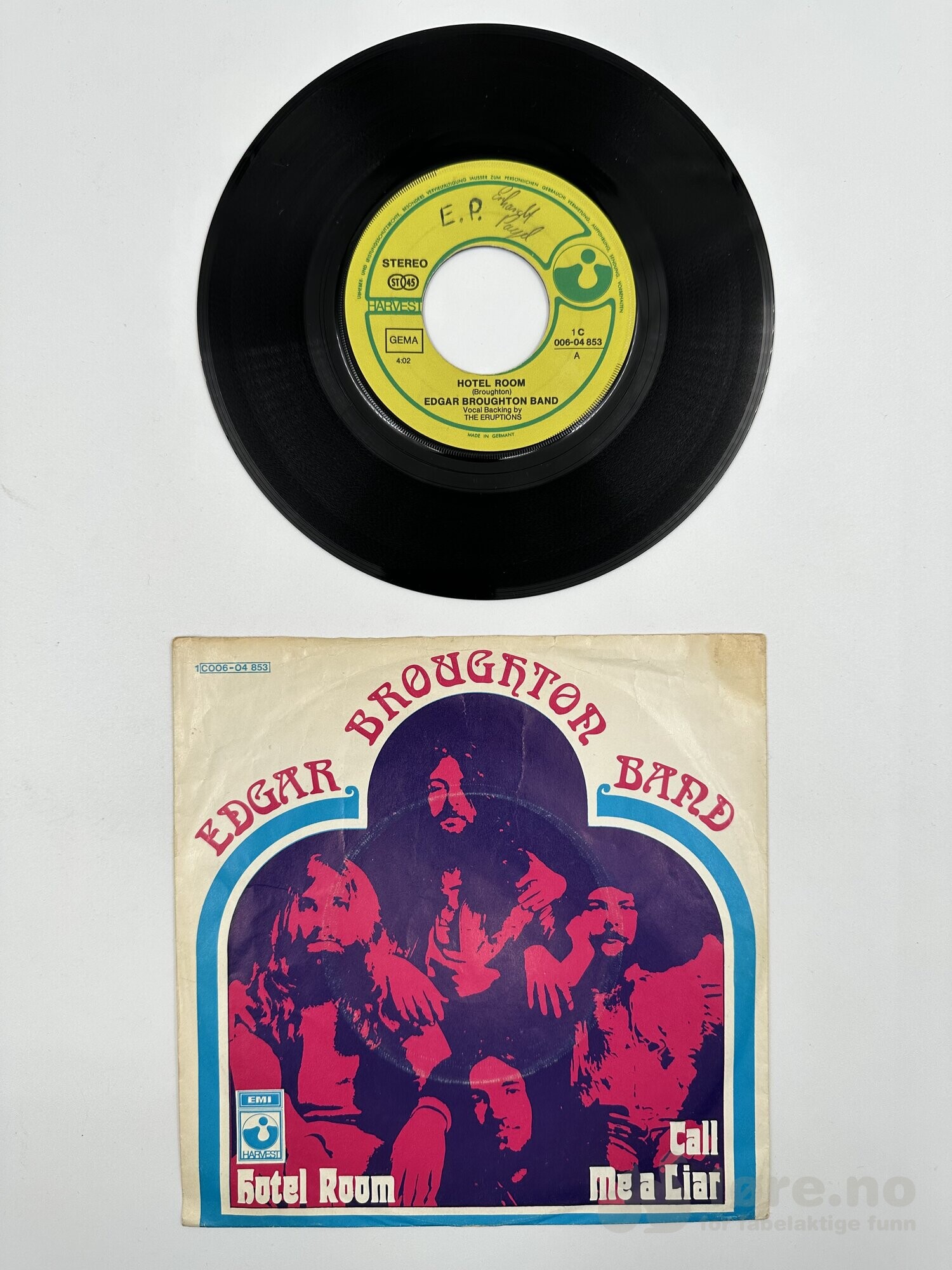 Singel - Edgar Broughton Band – Hotel room, bilde 2