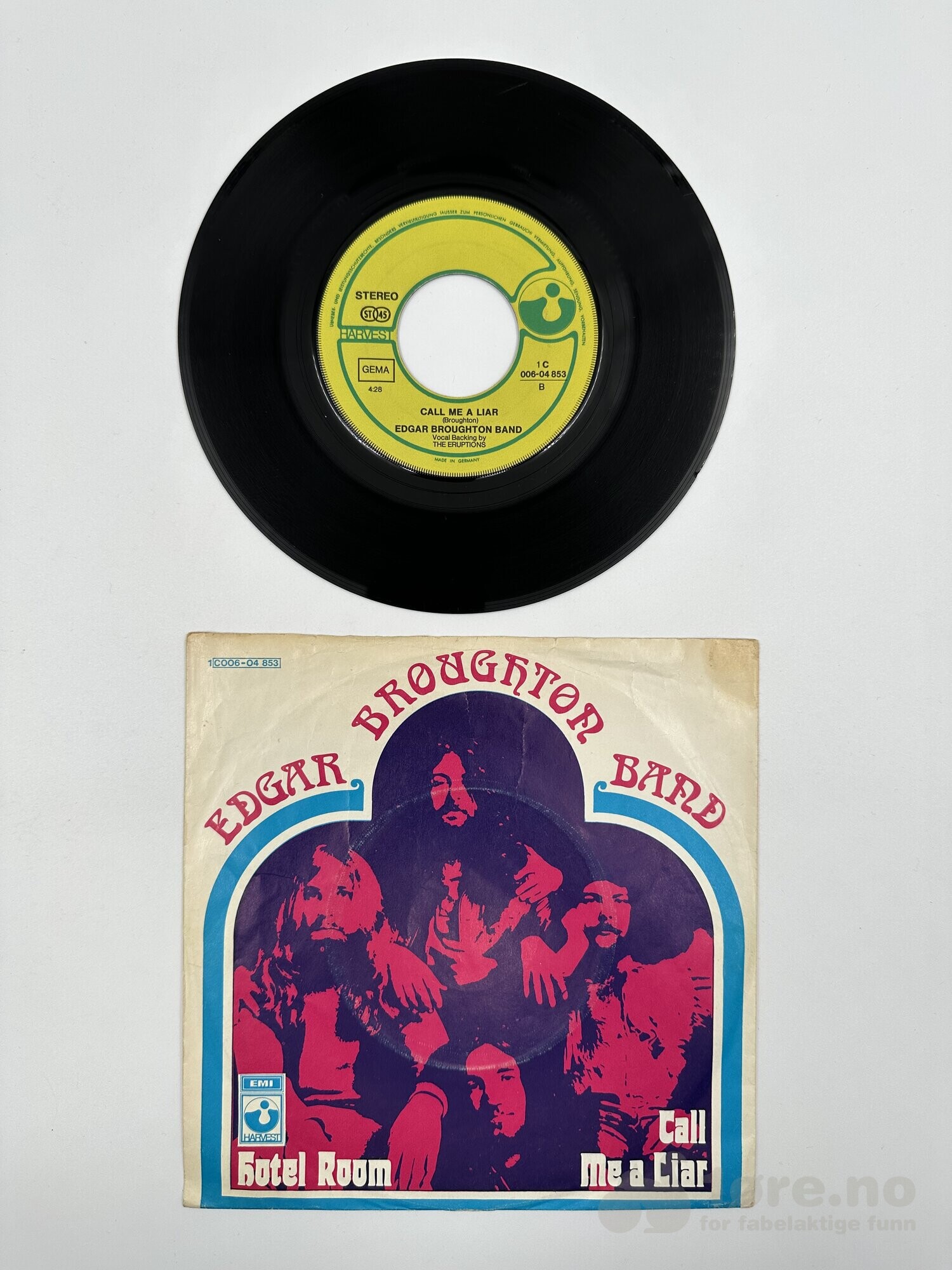 Singel - Edgar Broughton Band – Hotel room, bilde 3