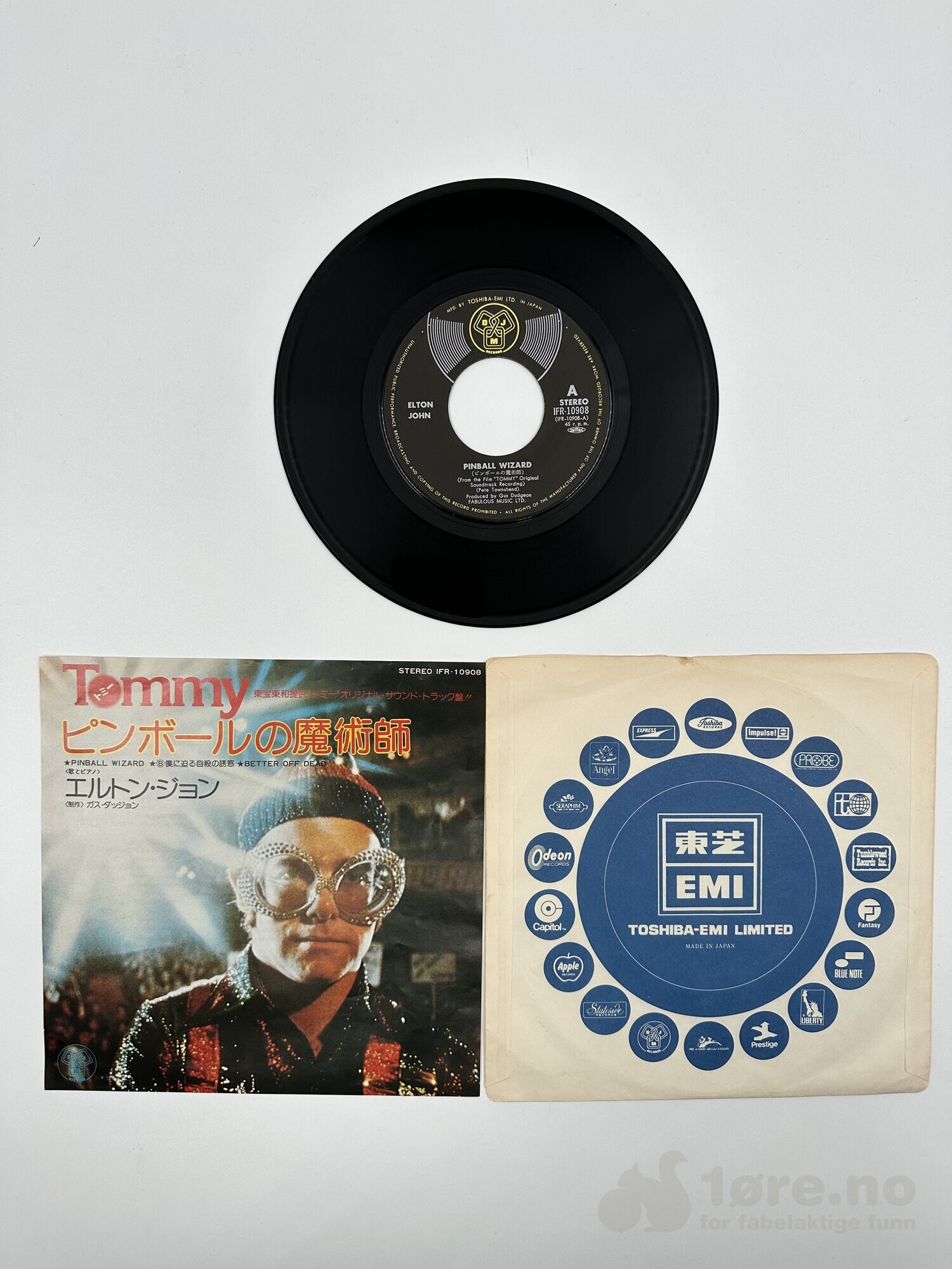 Singel - Elton John/Tommy – Pinball wizard, bilde 2