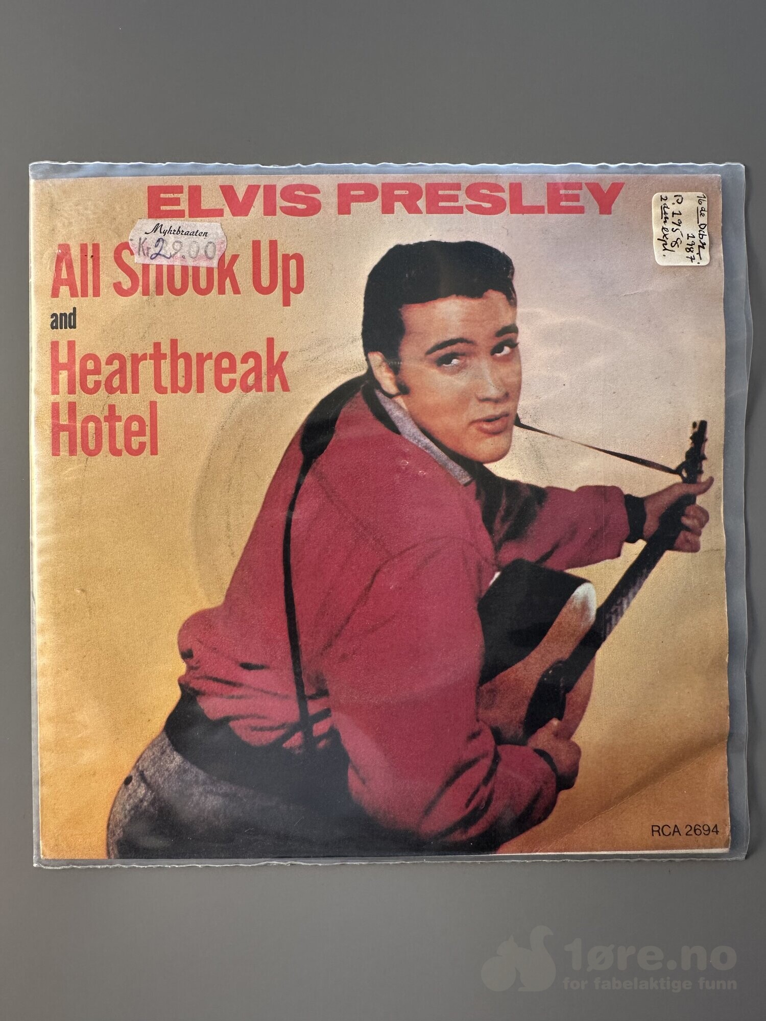 Singel - Elvis Presley - All Shook Up