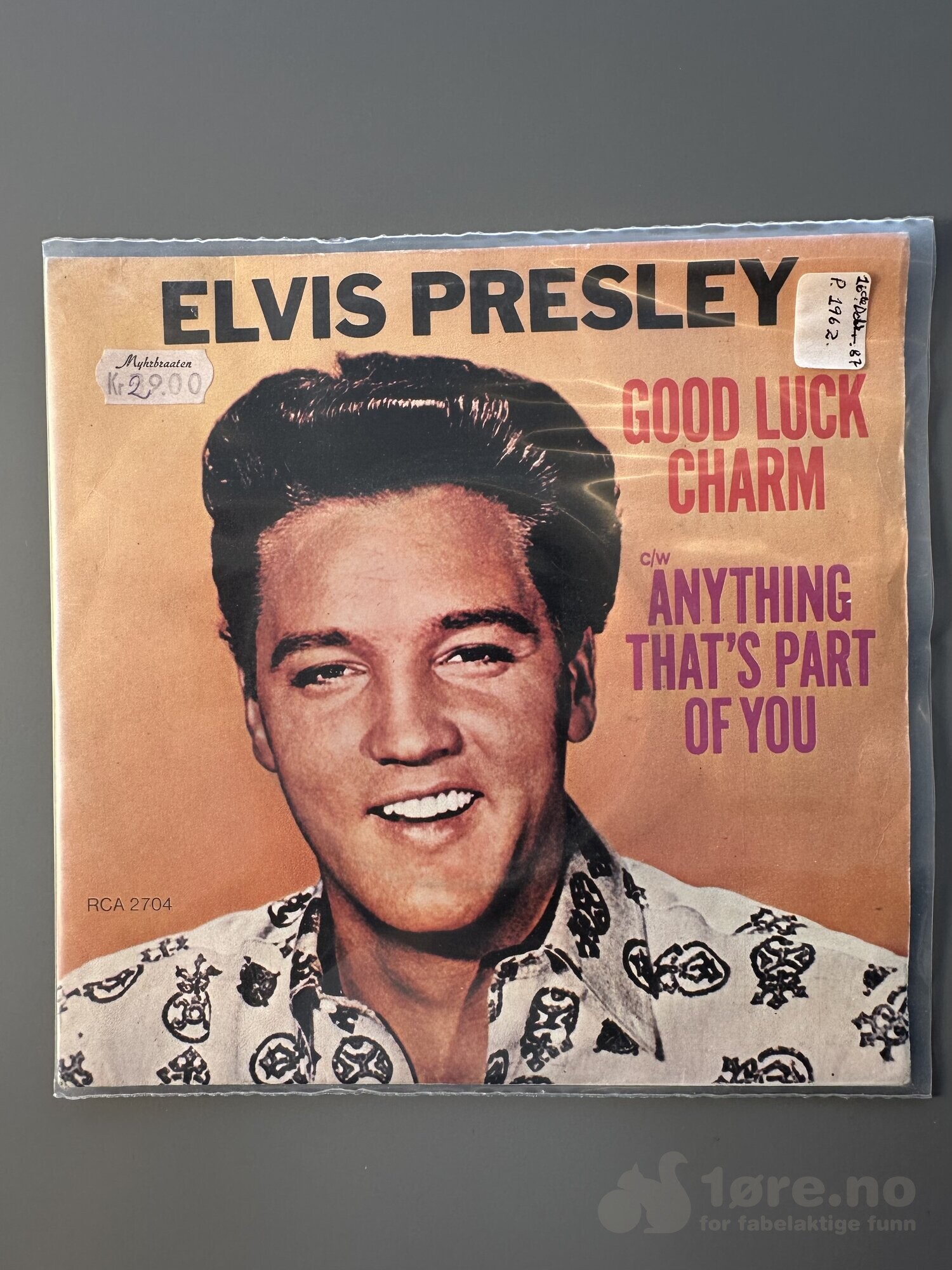 Singel - Elvis Presley - Good Luck Charm