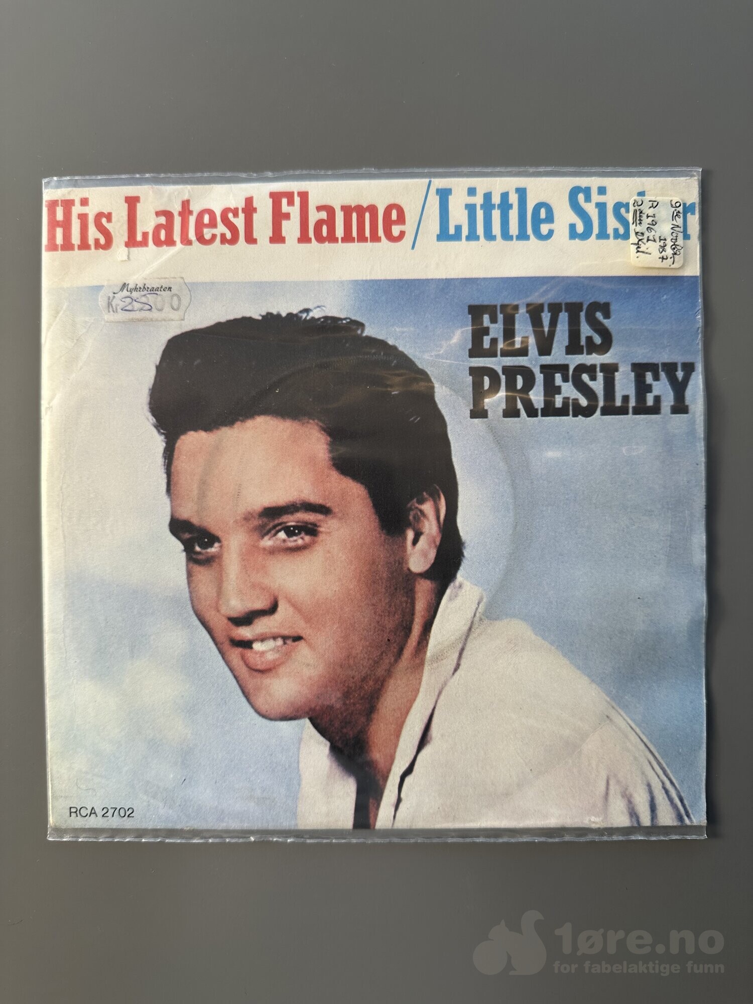 Singel - Elvis Presley - His Latest Flame