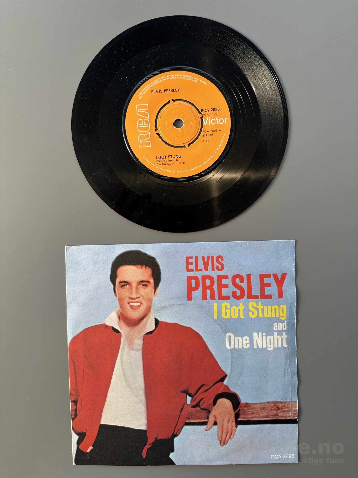 Singel - Elvis Presley - I Got Stung, bilde 2