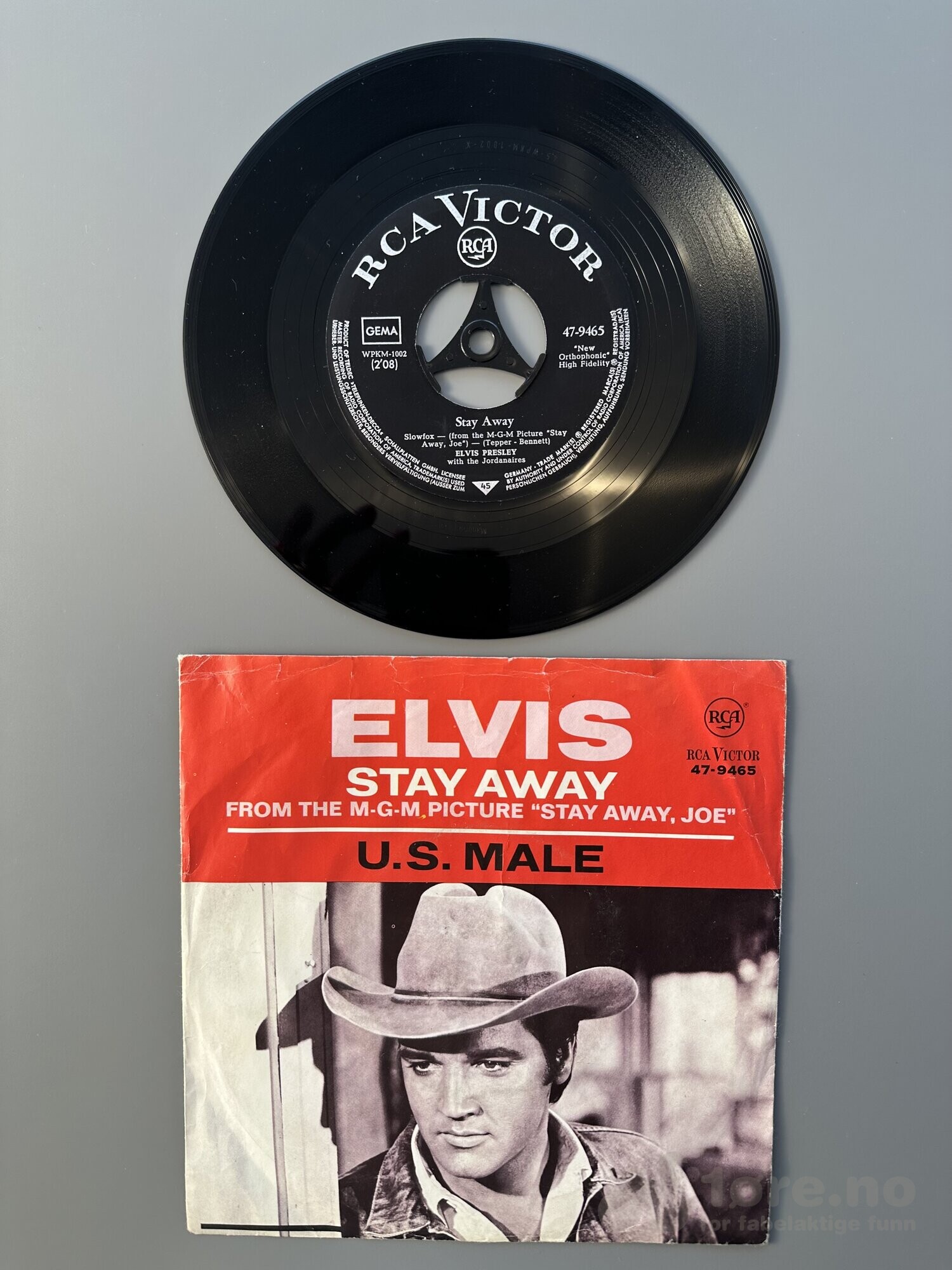 Singel - Elvis Presley - Stay Away, bilde 2