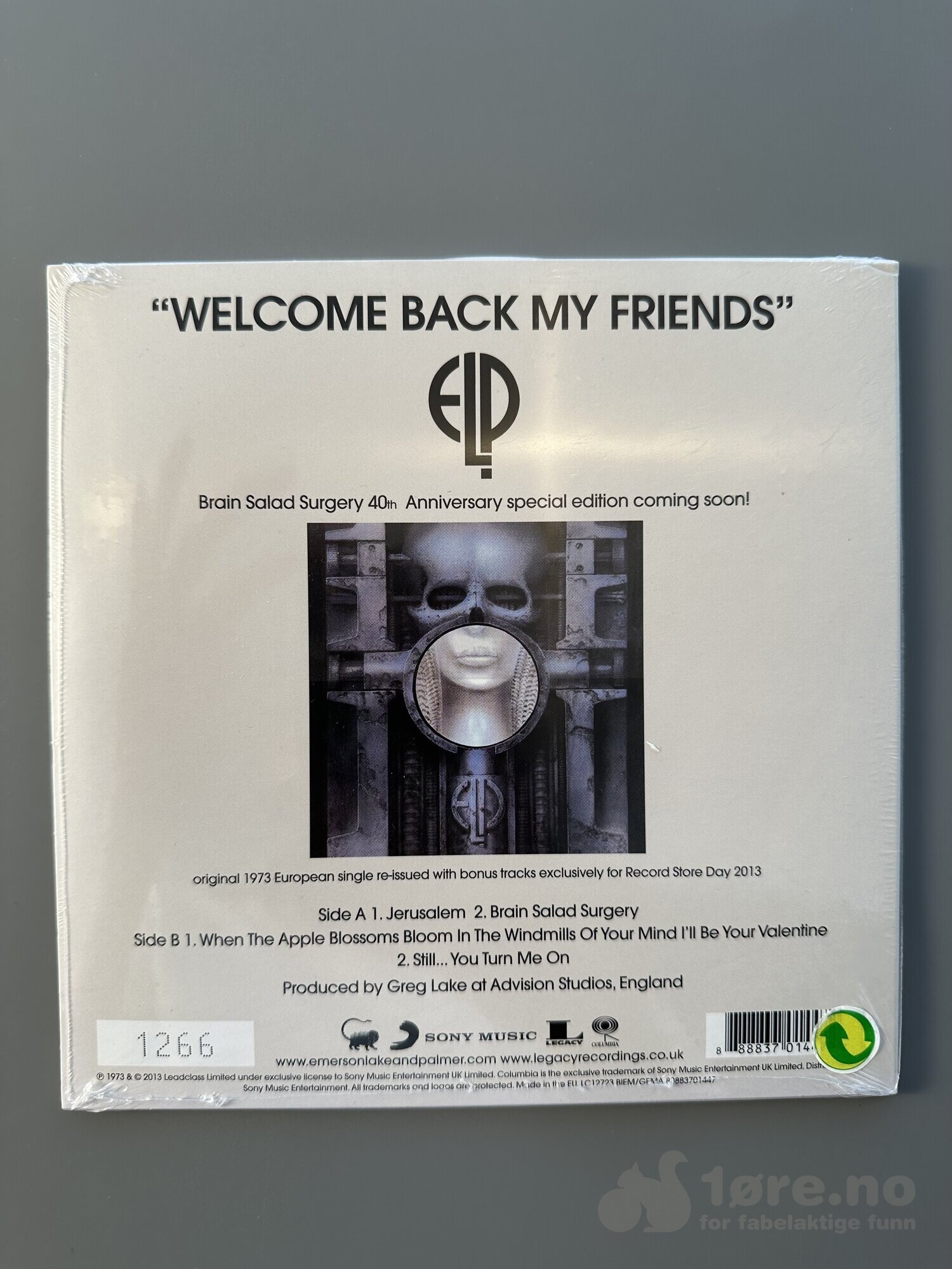 Singel-Emerson, Lake & Palmer - Jerusalem, bilde 3