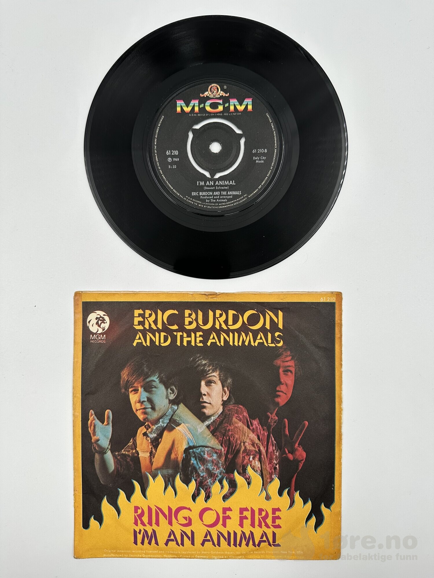 Singel - Eric Burdon and the Animals – Ring of fire, bilde 3