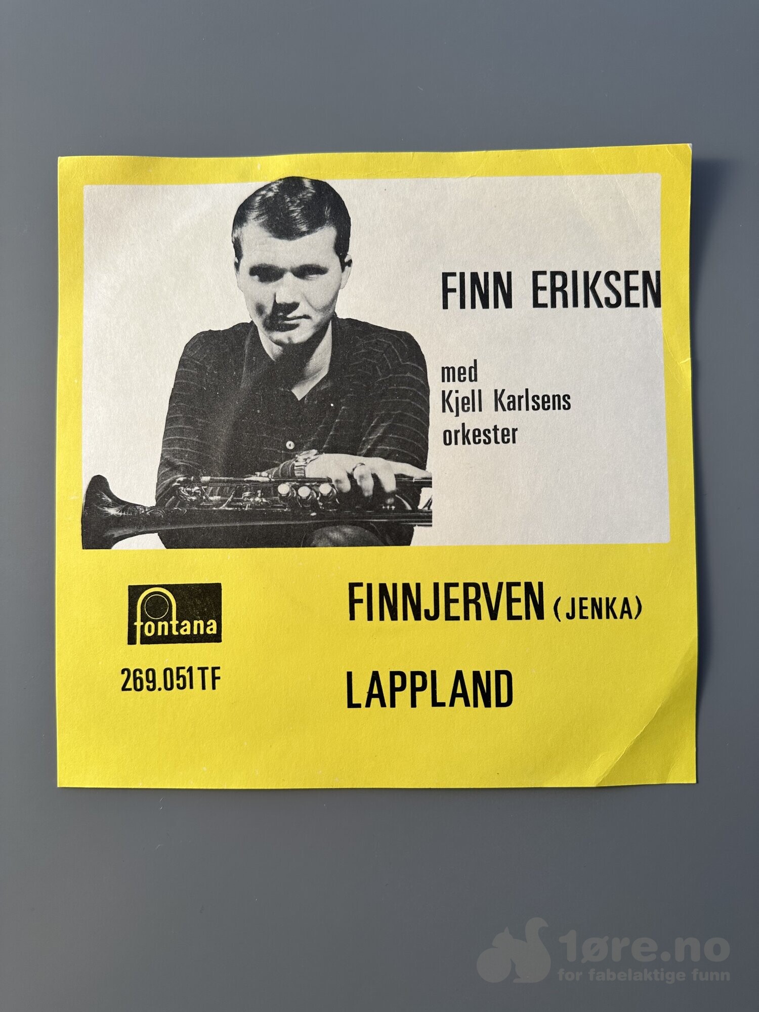 Singel – Finn Eriksen – Finnjerven (jenka)
