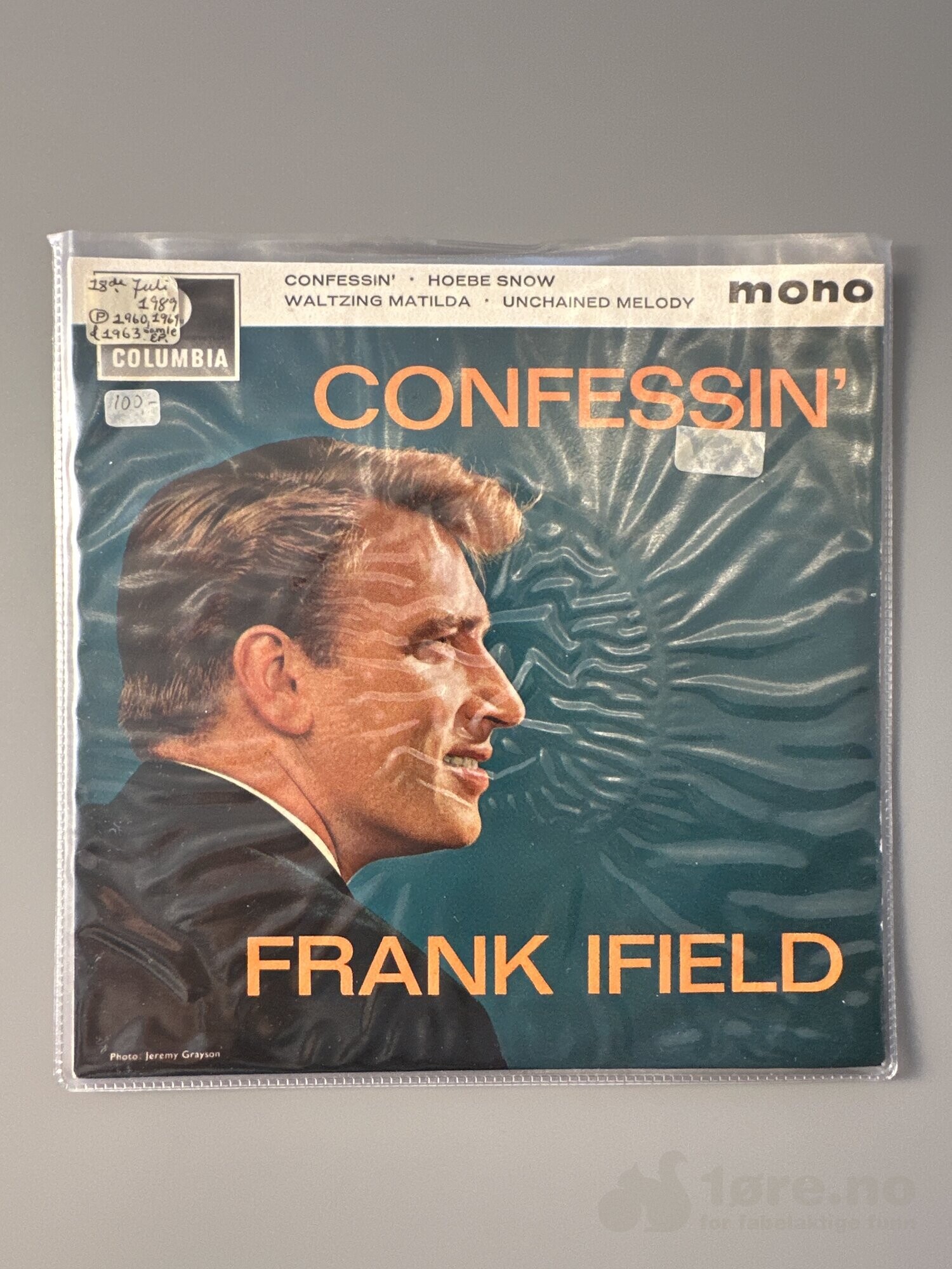 Singel - Frank Ifield - Confessin