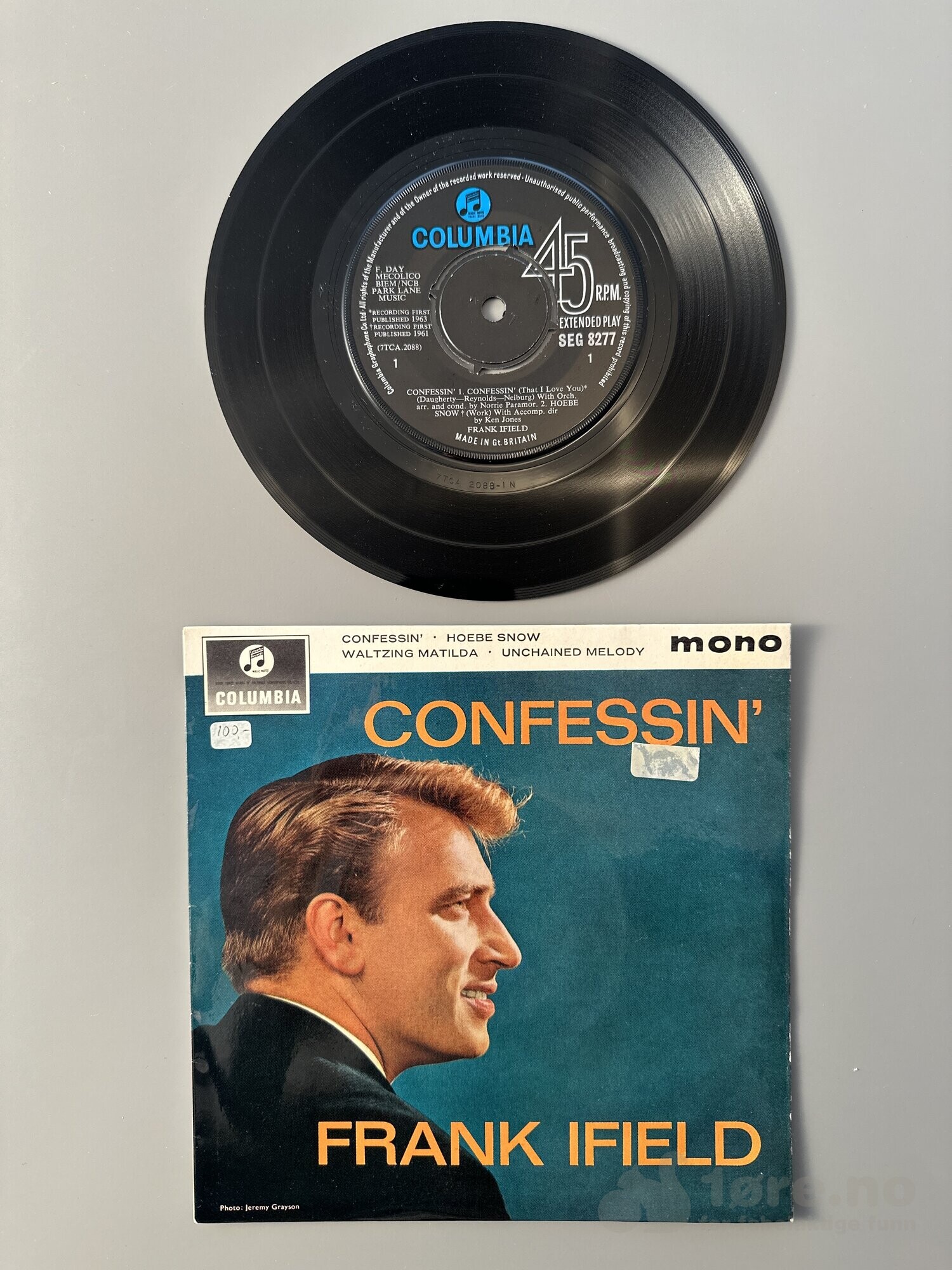 Singel - Frank Ifield - Confessin, bilde 2