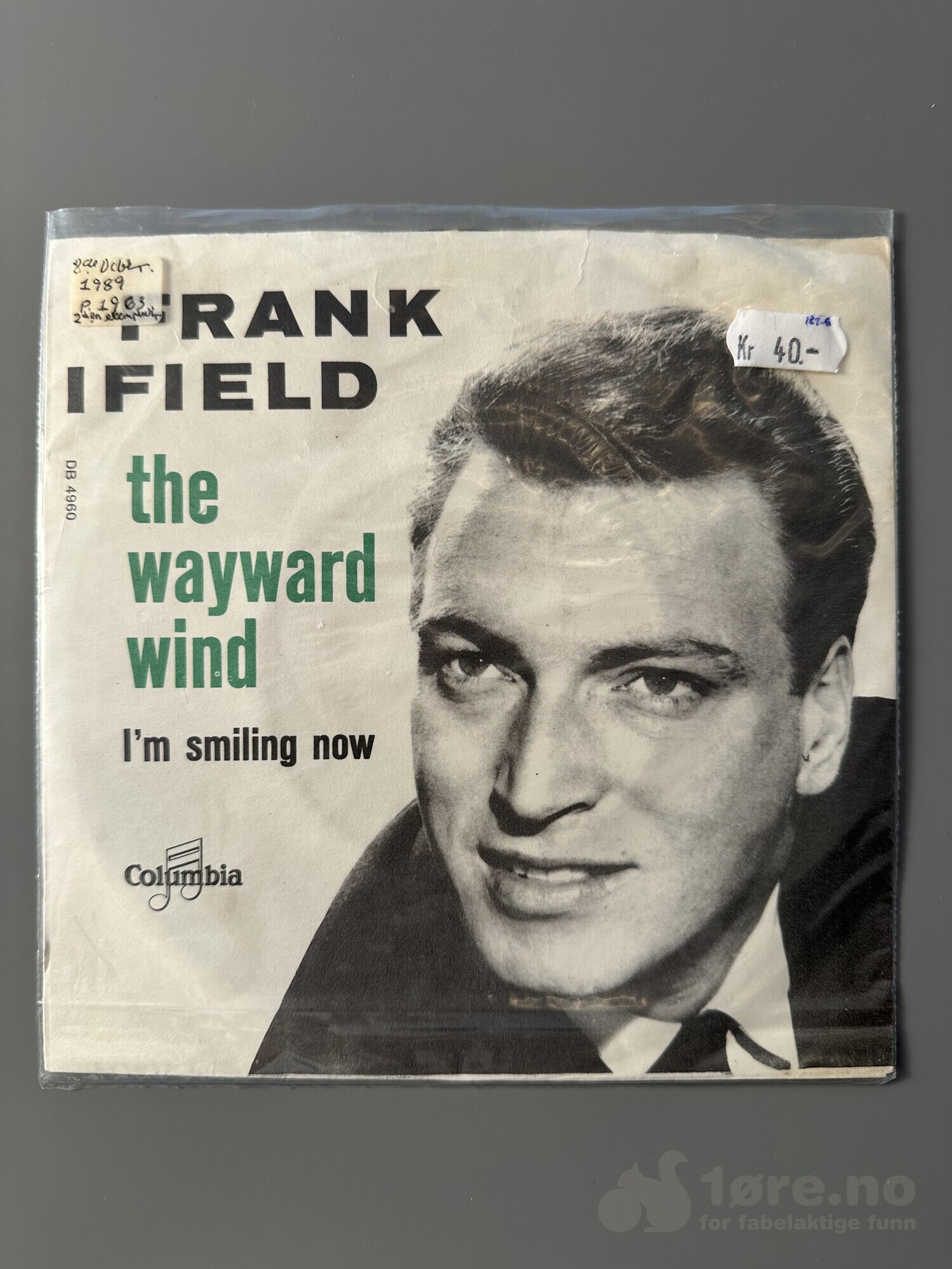 Singel - Frank Ifield - The Wayward Wind