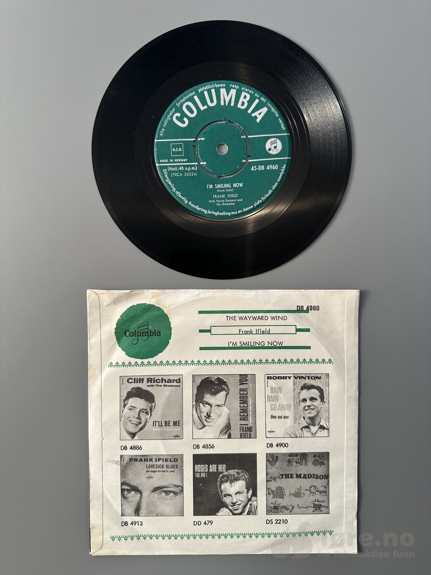 Singel - Frank Ifield - The Wayward Wind, bilde 3