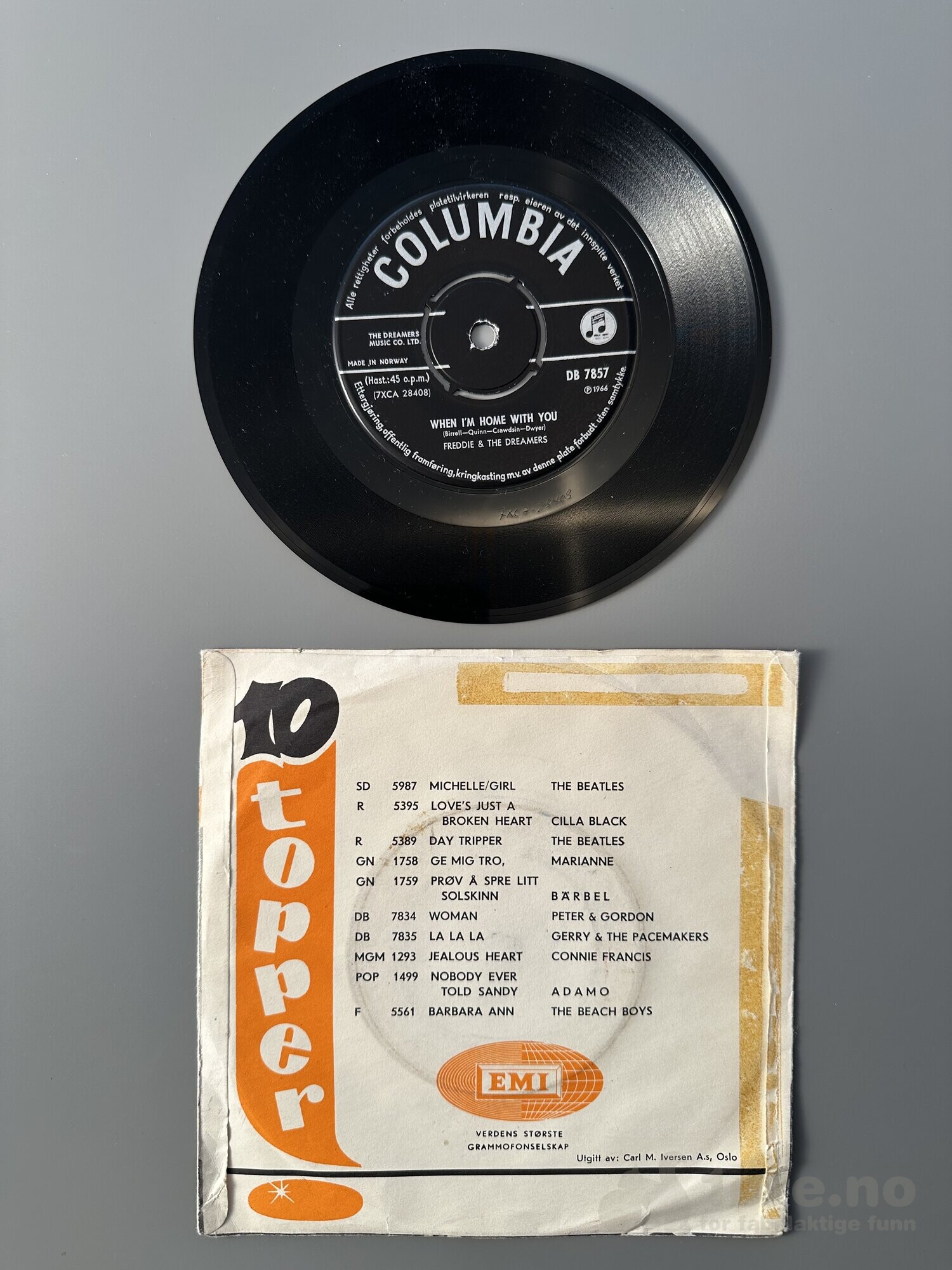 Singel - Freddie & The Dreamers - When i’m home with you, bilde 3