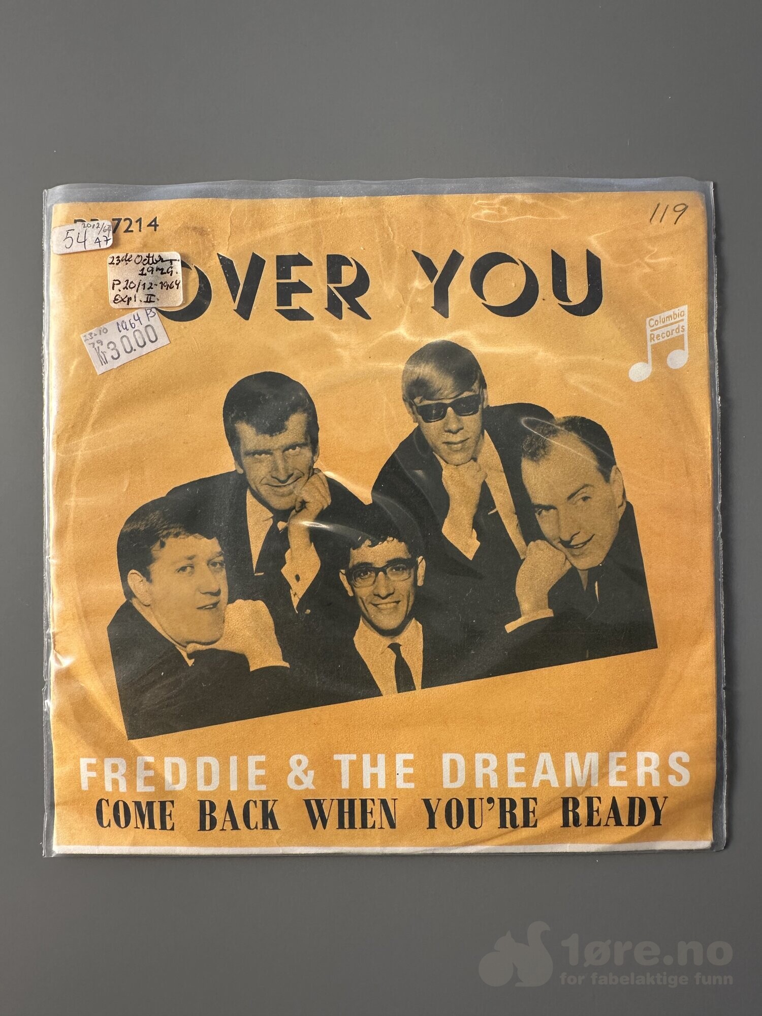 Singel - Freedie & The Dreamers - Over You
