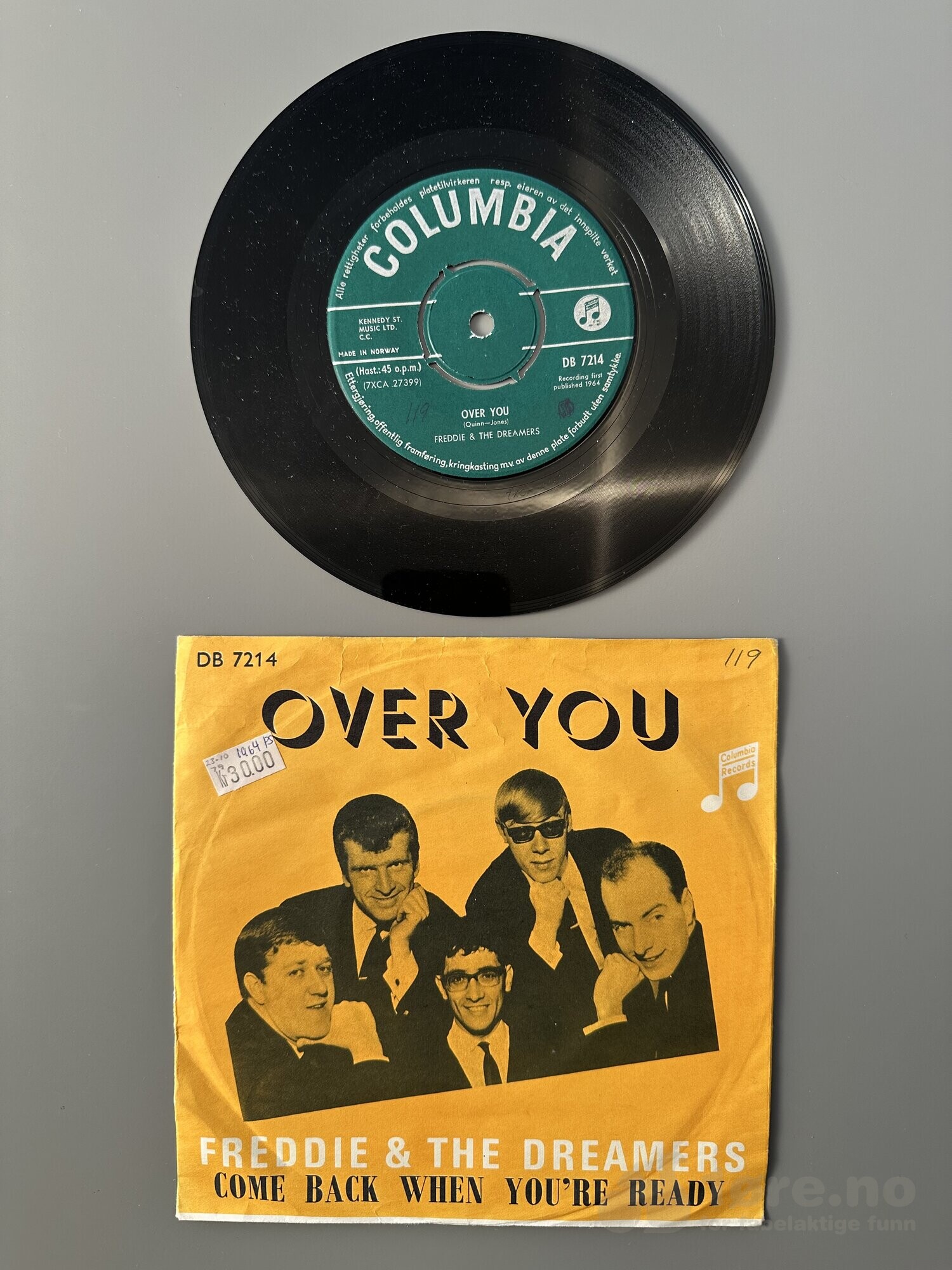 Singel - Freedie & The Dreamers - Over You, bilde 2