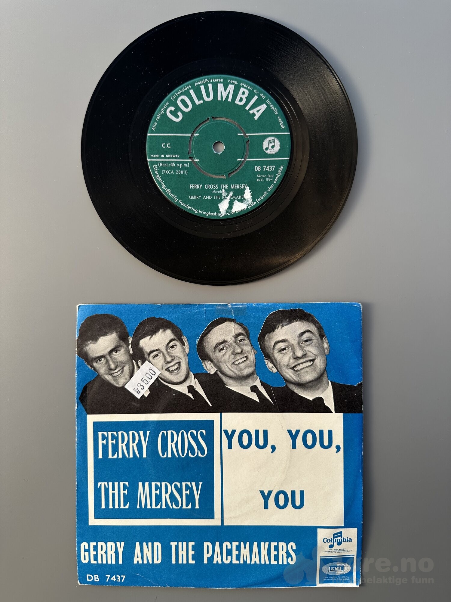 Singel - Gerry and the pacemakere - Ferry Cross the Mersey, bilde 2