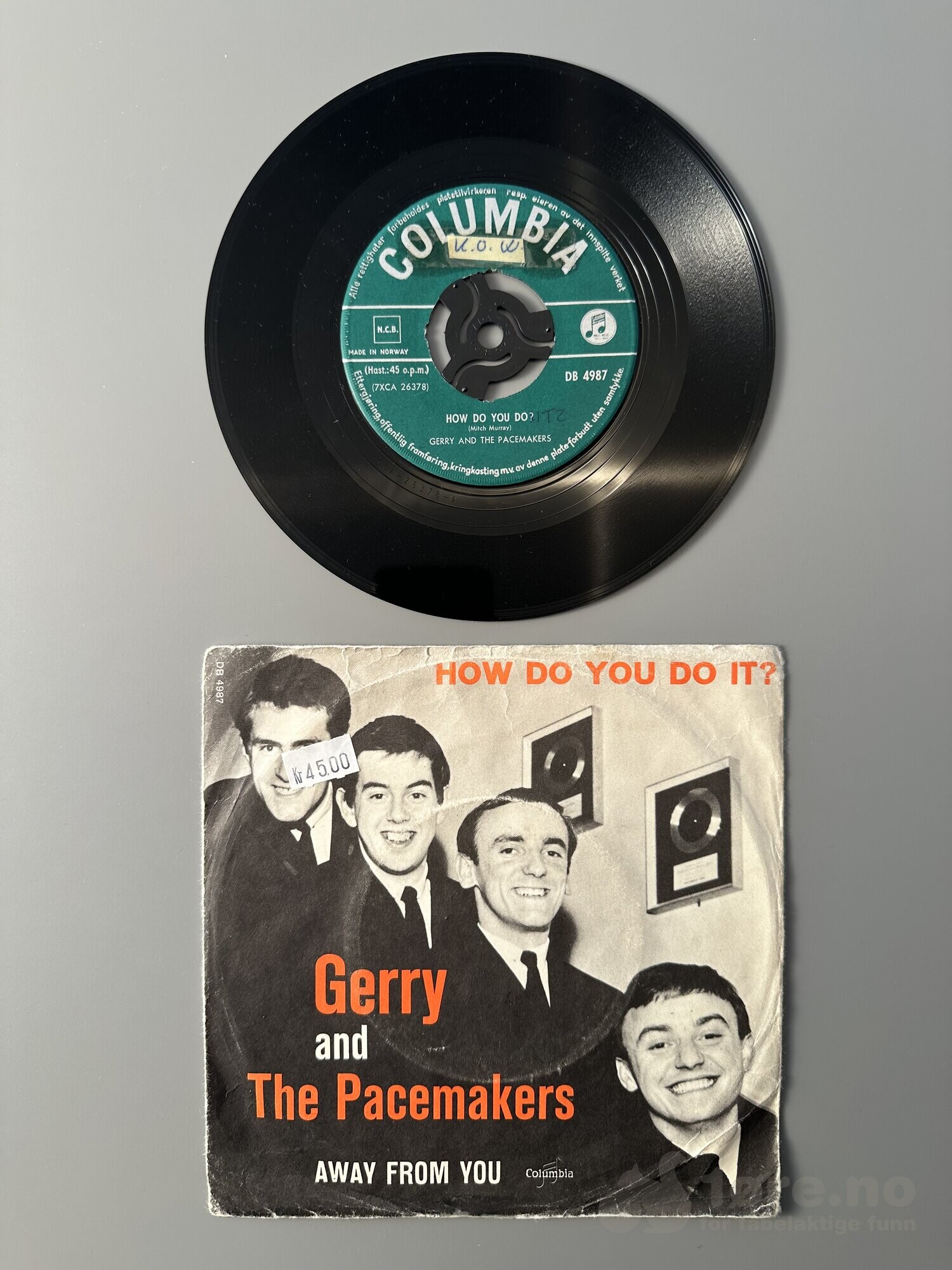 Singel - Gerry and The Pacemakers - Away from you, bilde 2
