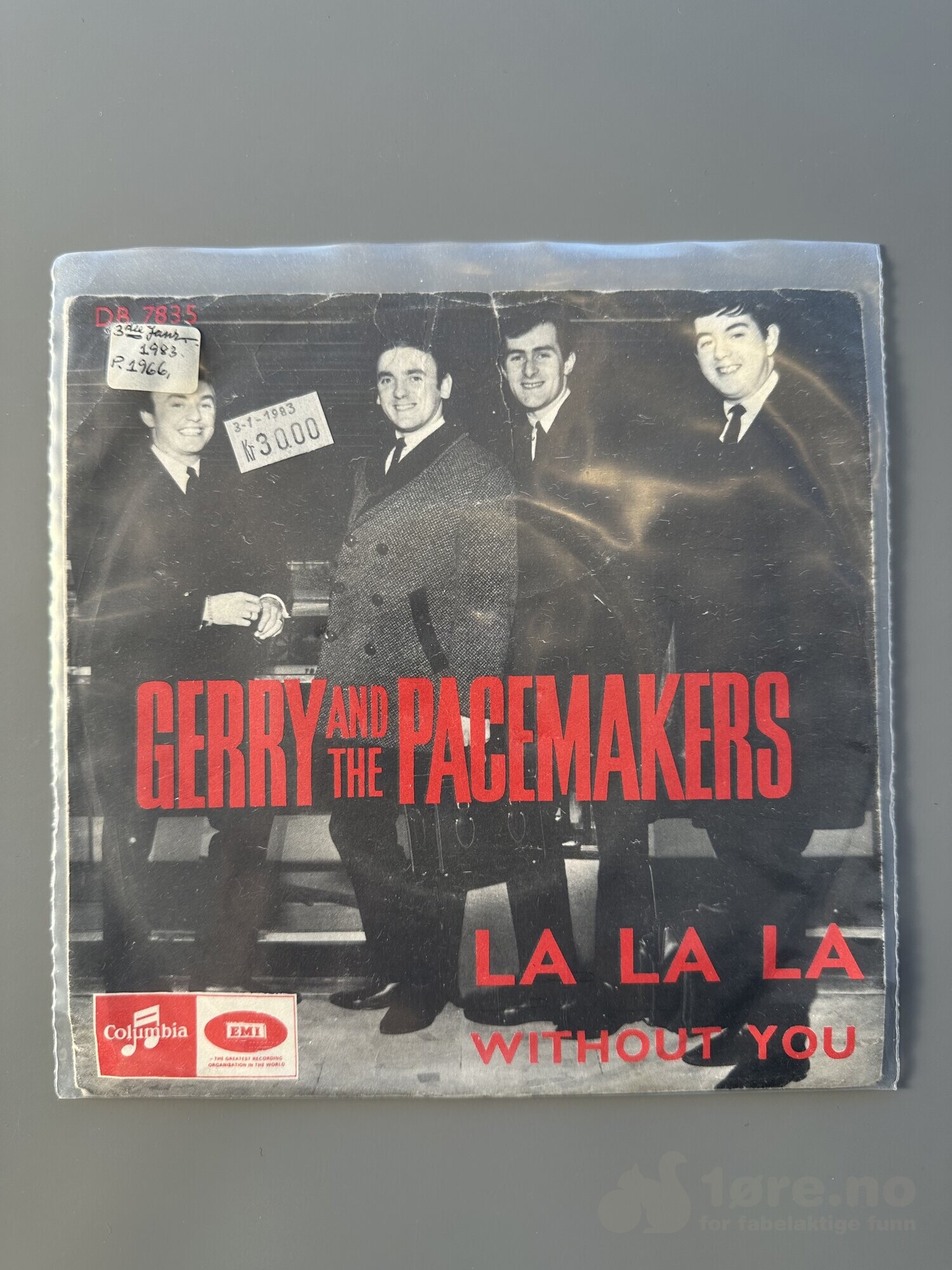 Singel – Gerry and the Pacemakers – La la la