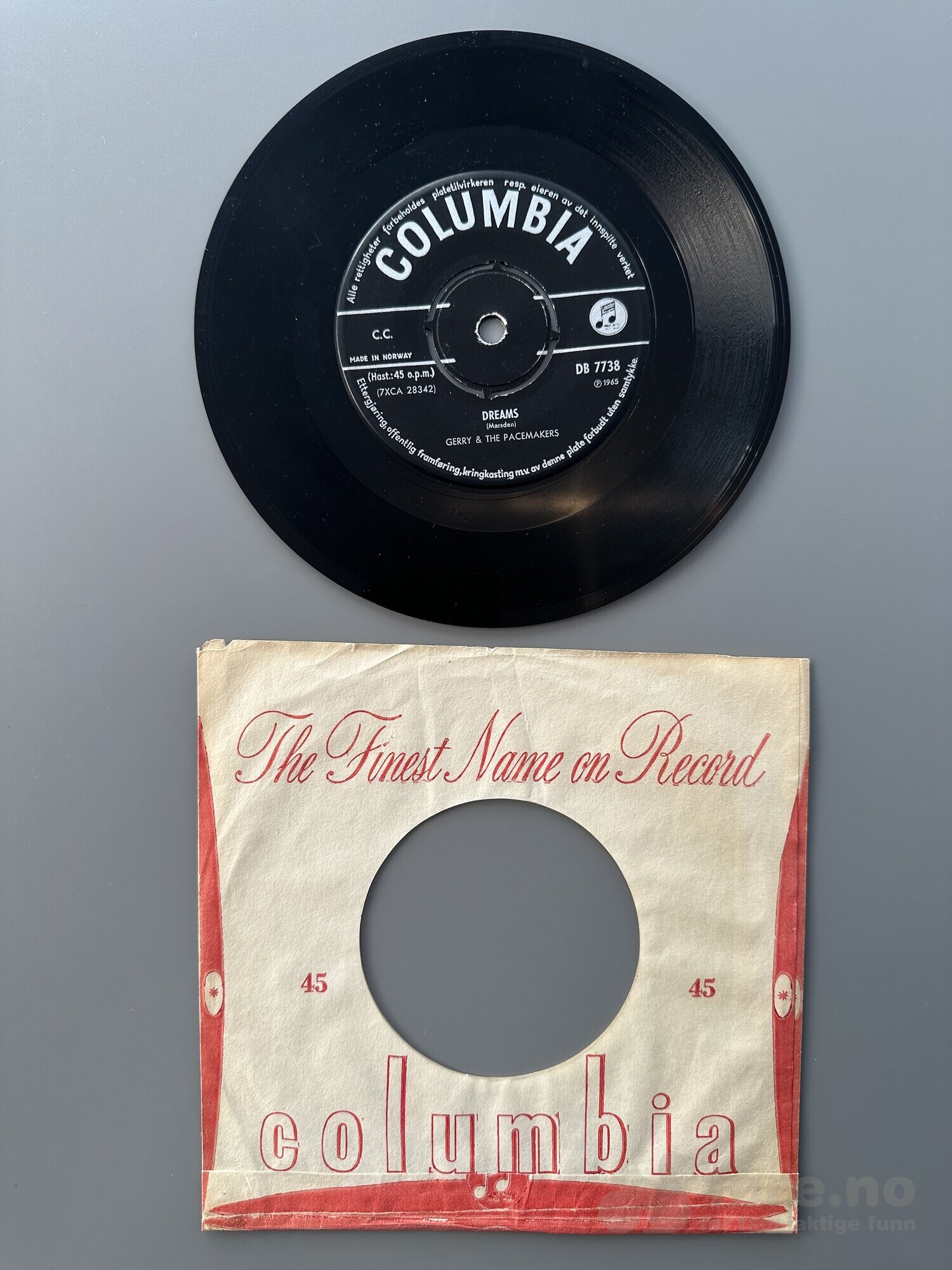 Singel - Gerry & The Pacemakers - Walk Hand in hand, bilde 3