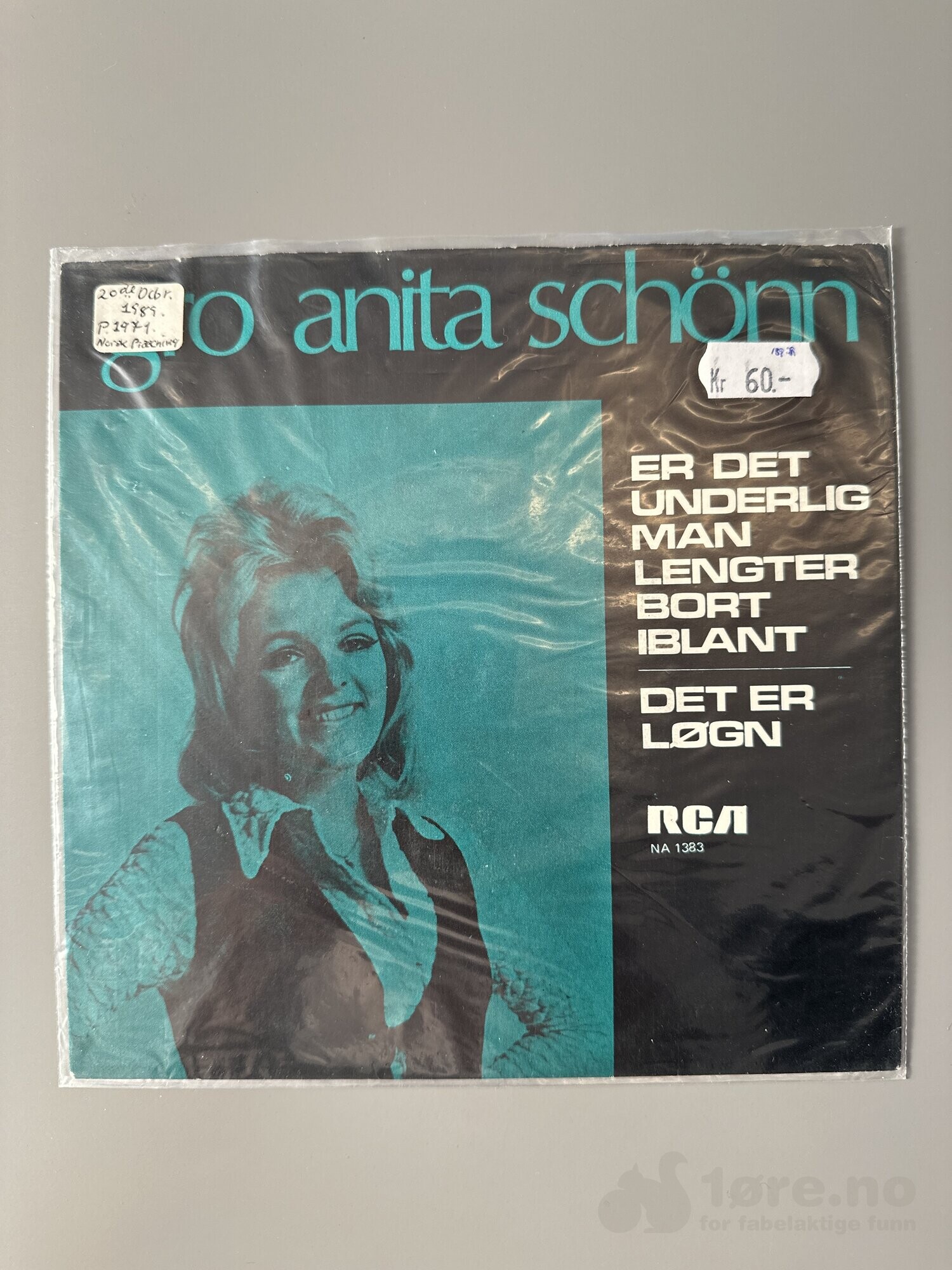 Singel - Gro Anita Schønn - Er det underlig man lengter bort iblant