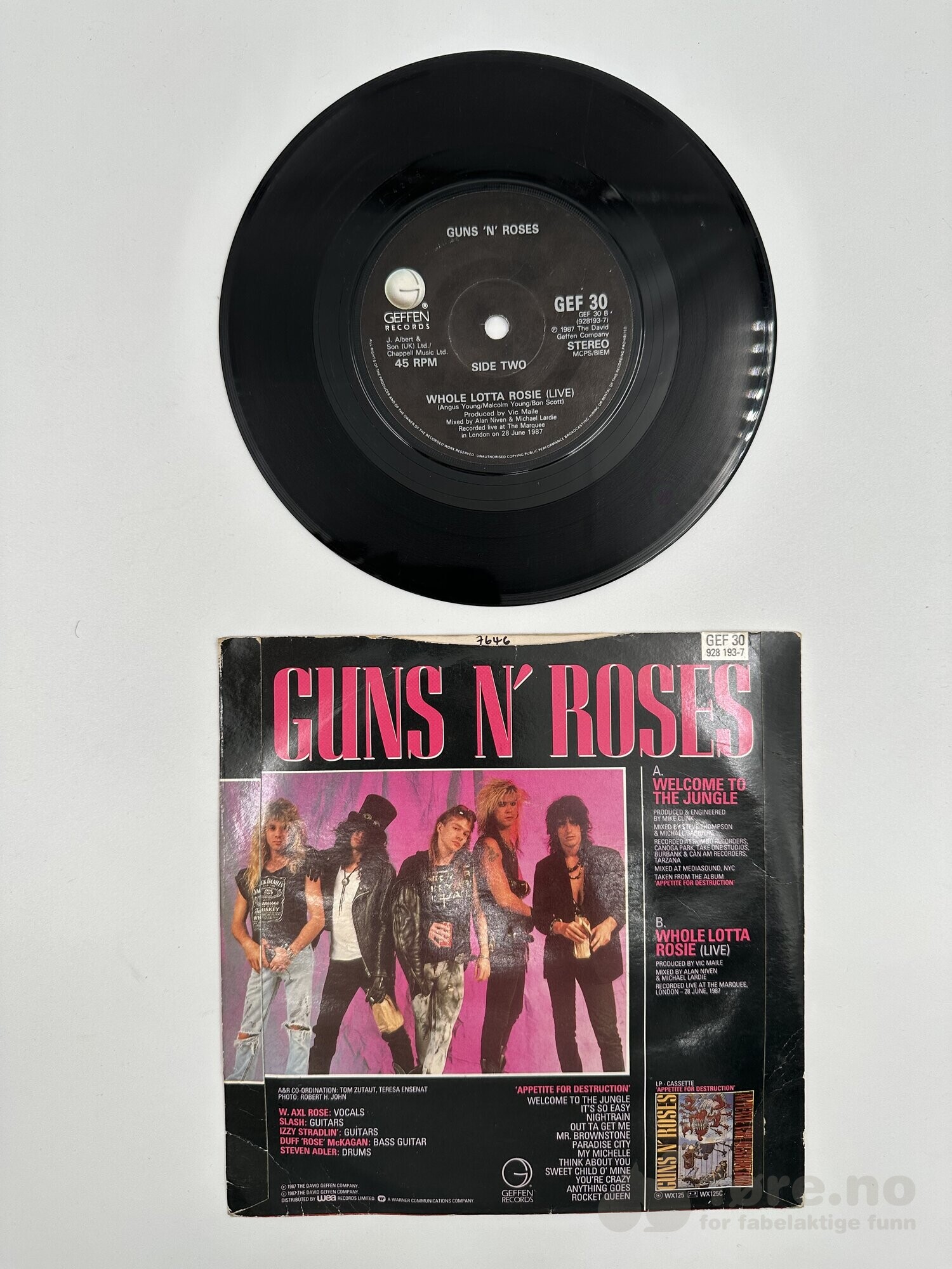 Singel - Guns & Roses – Welcome to the jungle, bilde 3
