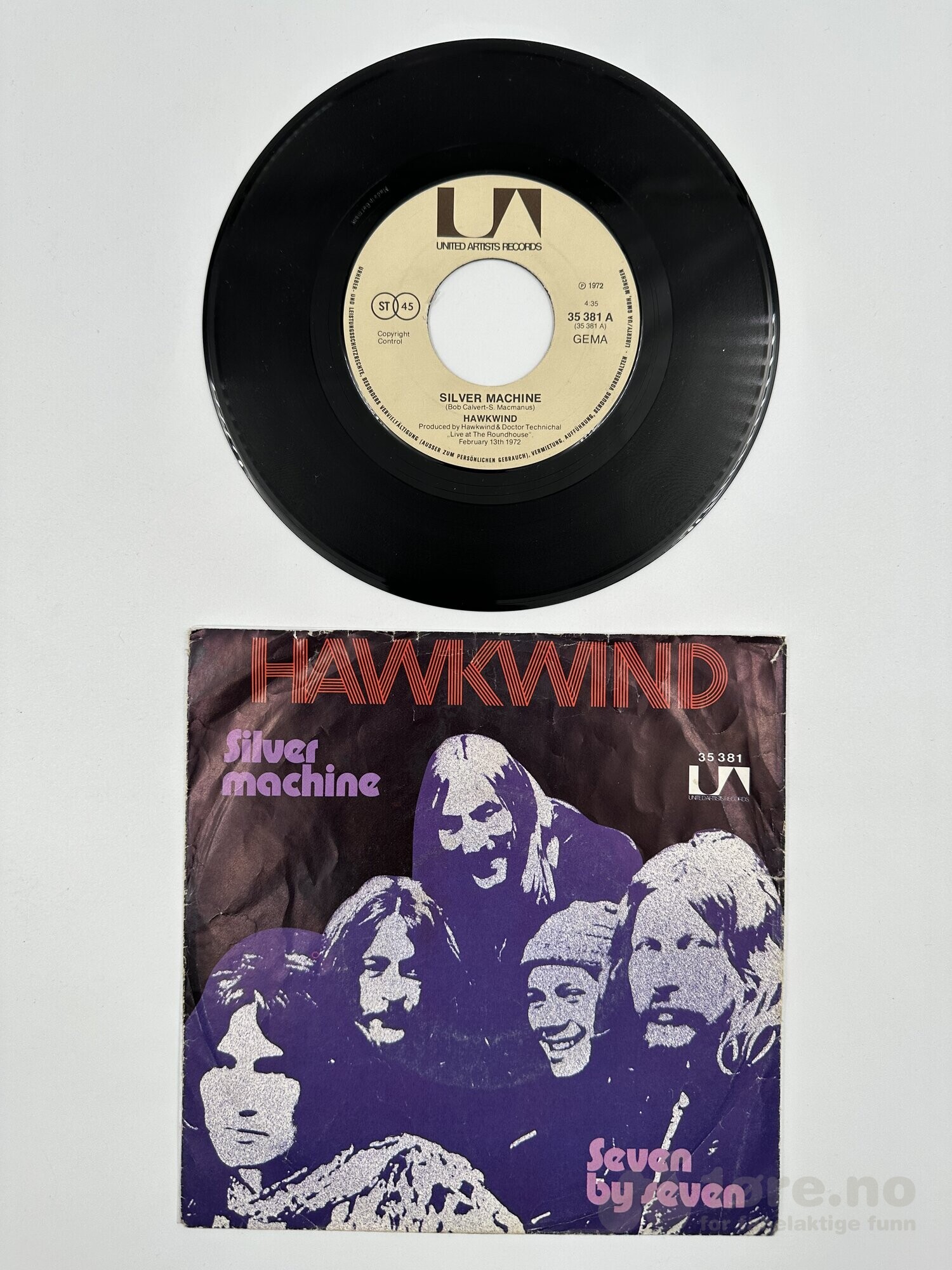 Singel - Hawkwind – Silver machine, bilde 2
