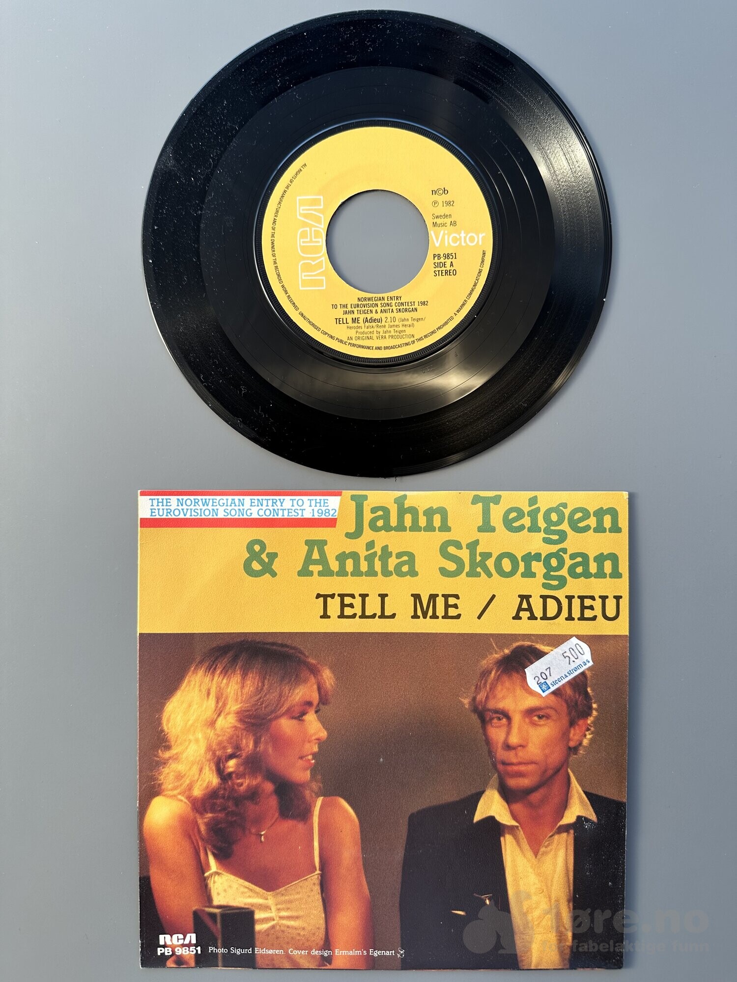 Singel- Jahn Teigen & Anita Skorgan - Tell me, bilde 2