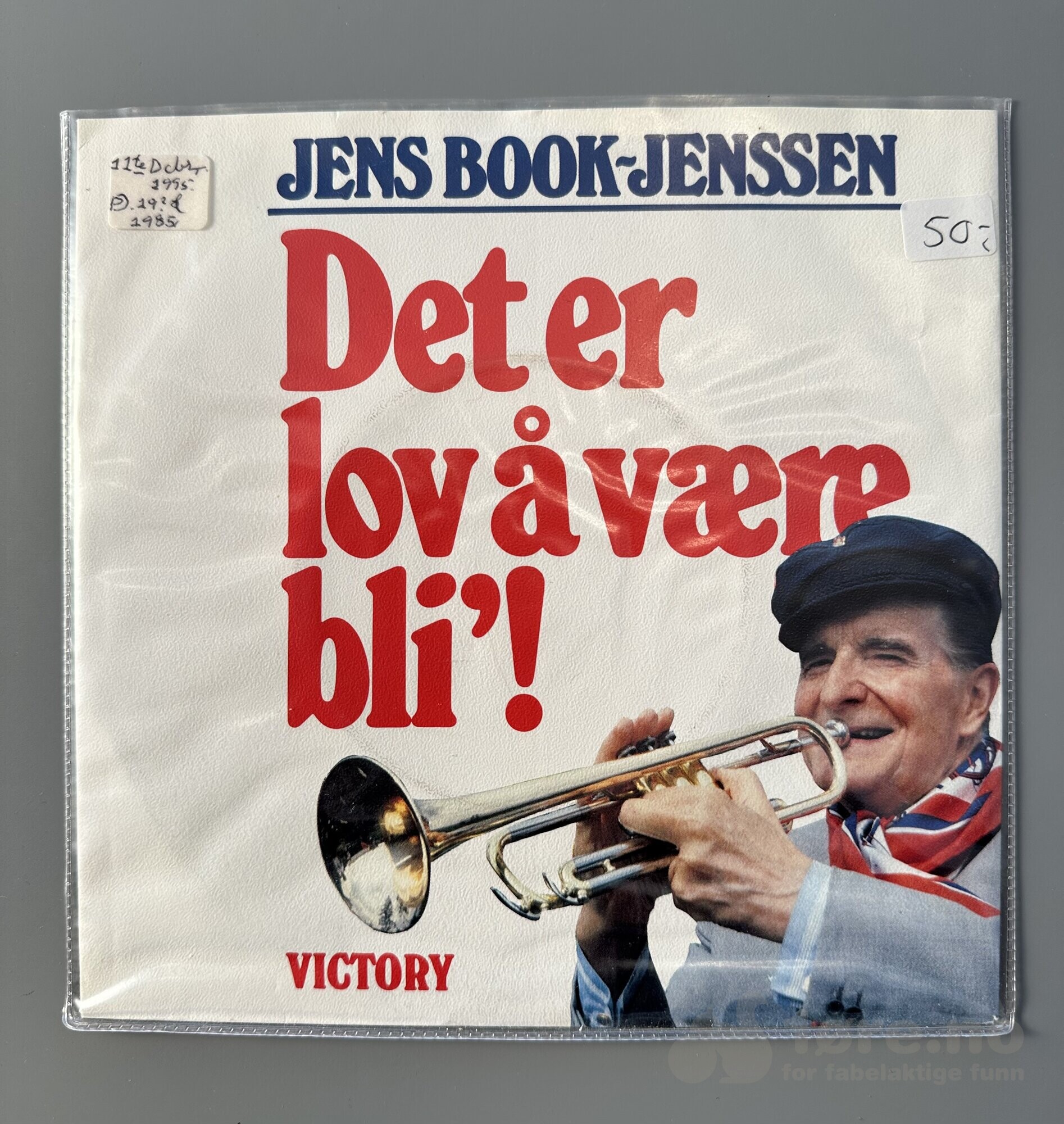 Singel - Jens Book-Jenssen - Det er lov å være bli’!