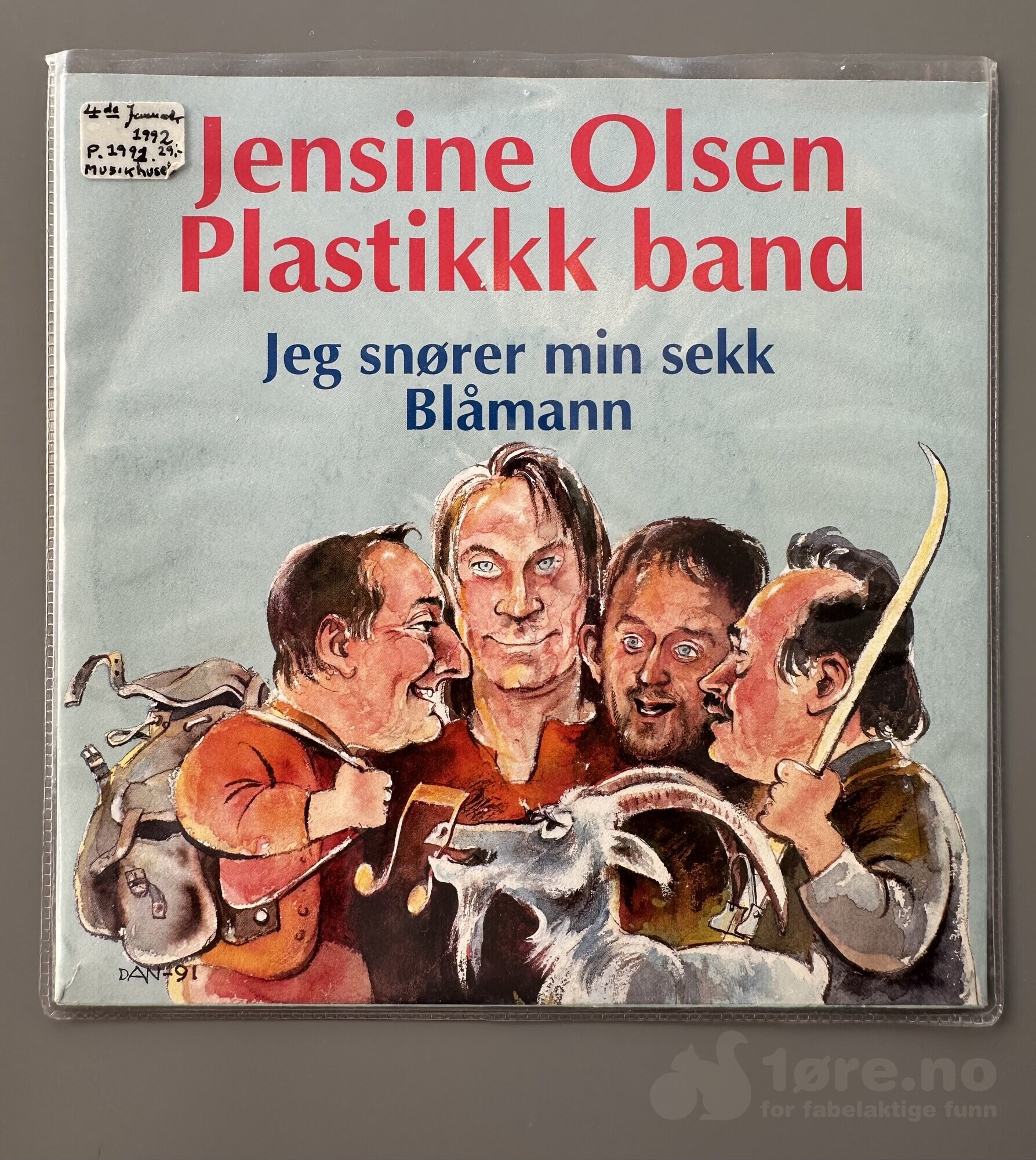 Singel - Jensine Olsen Plastikk Band - Jeg snører min sekk