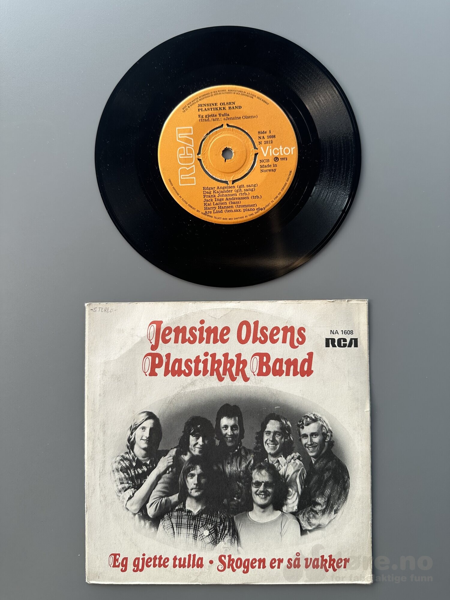 Singel - Jensine Olsens Plastikk Band - Eg gjette tulla, bilde 2