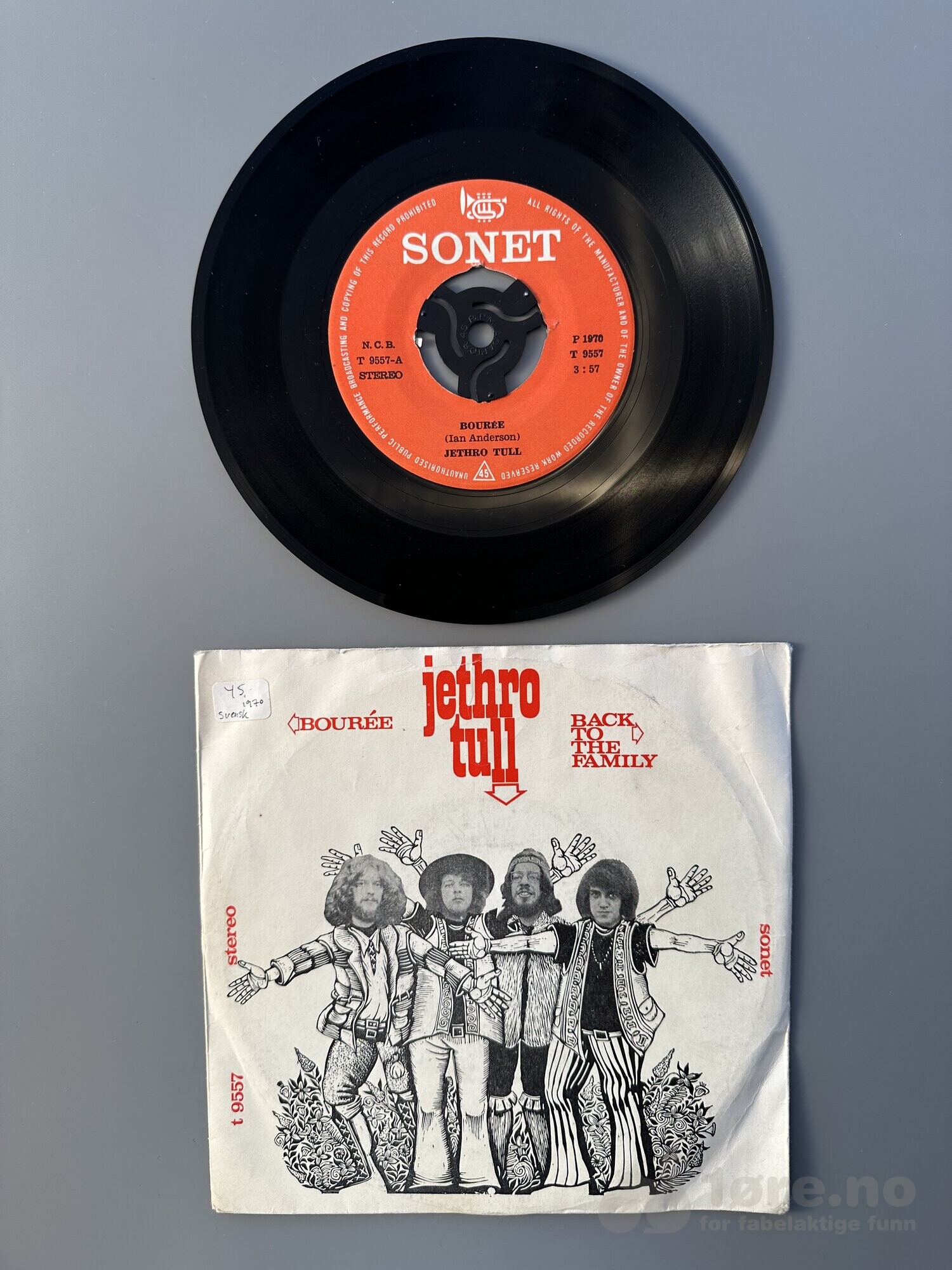 Singel – Jethro Tull – Bourée, bilde 2