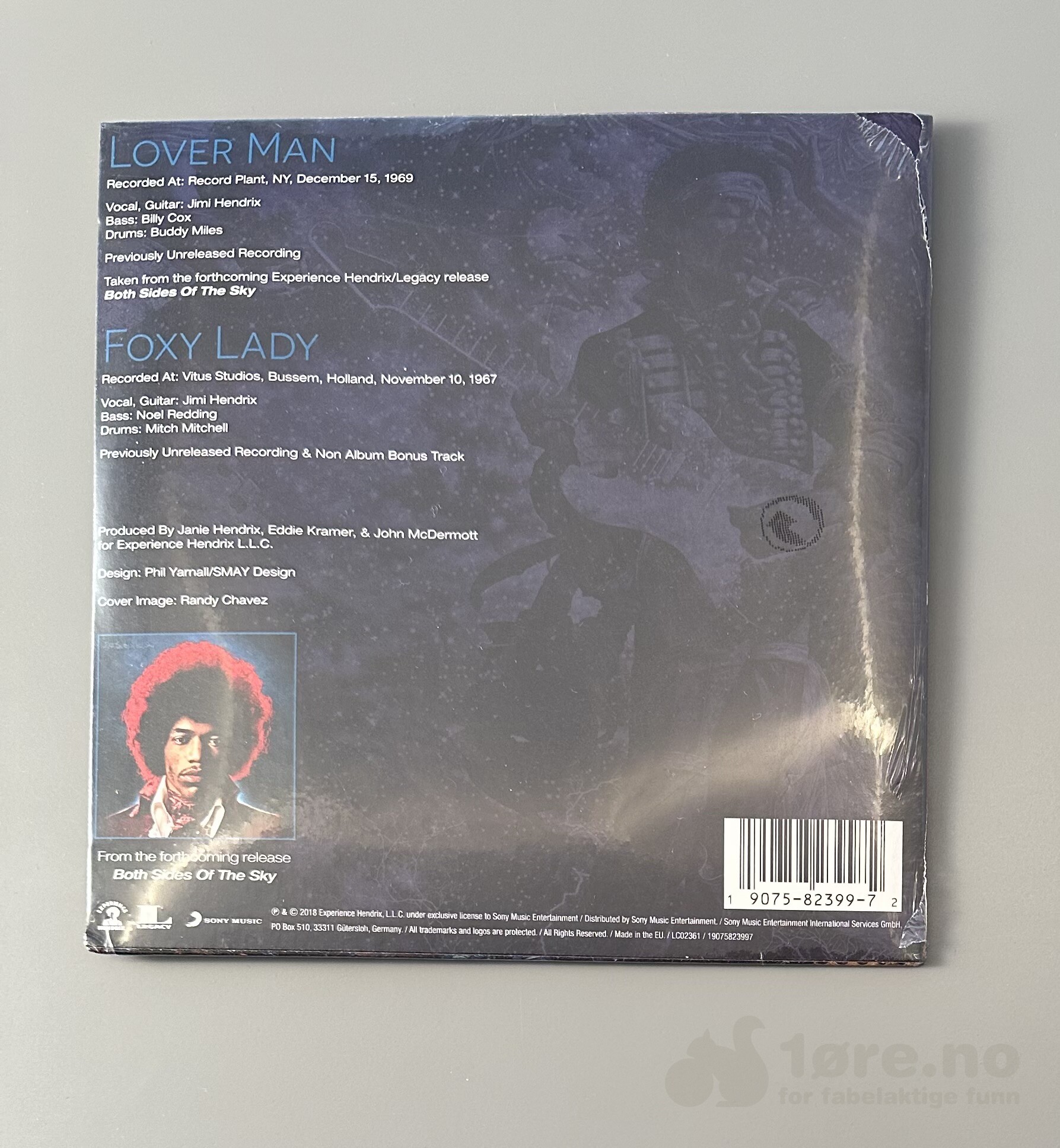 Singel - Jimi Hendrix - Love Man, bilde 2