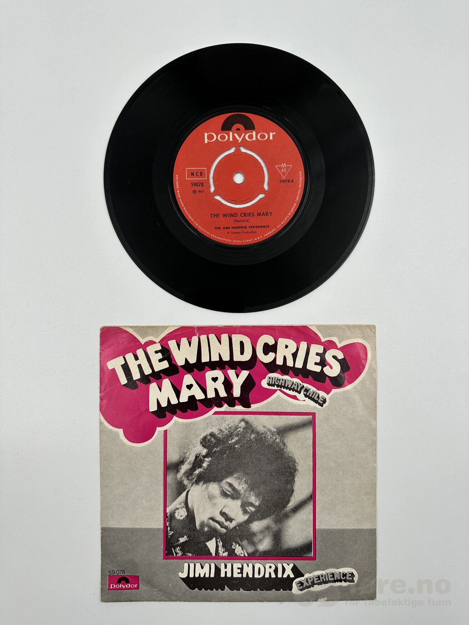 Singel - Jimi Hendrix – The wind cries mary, bilde 2