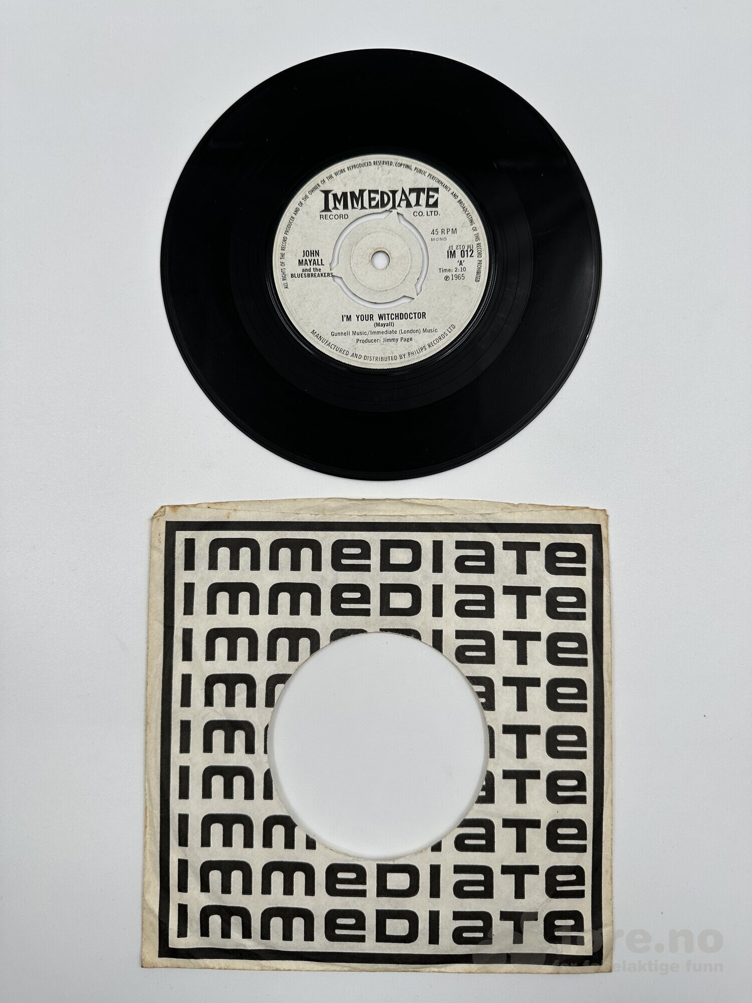 Singel - John Mayall – I`m your witchdoctor