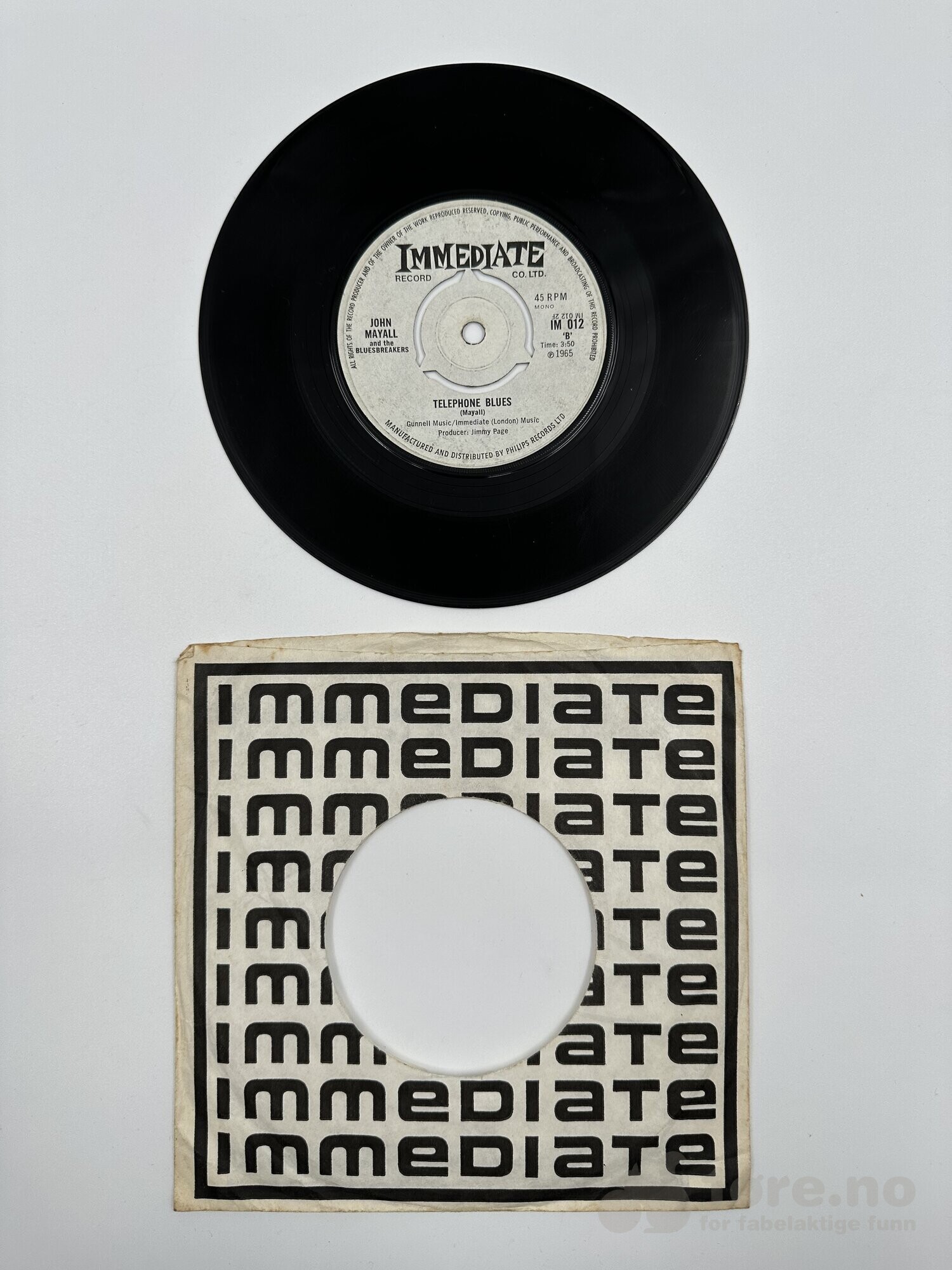Singel - John Mayall – I`m your witchdoctor, bilde 2