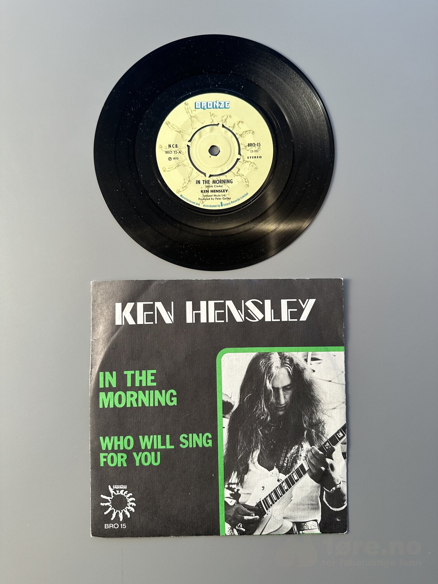 Singel – Ken Hensley – In the morning, bilde 2