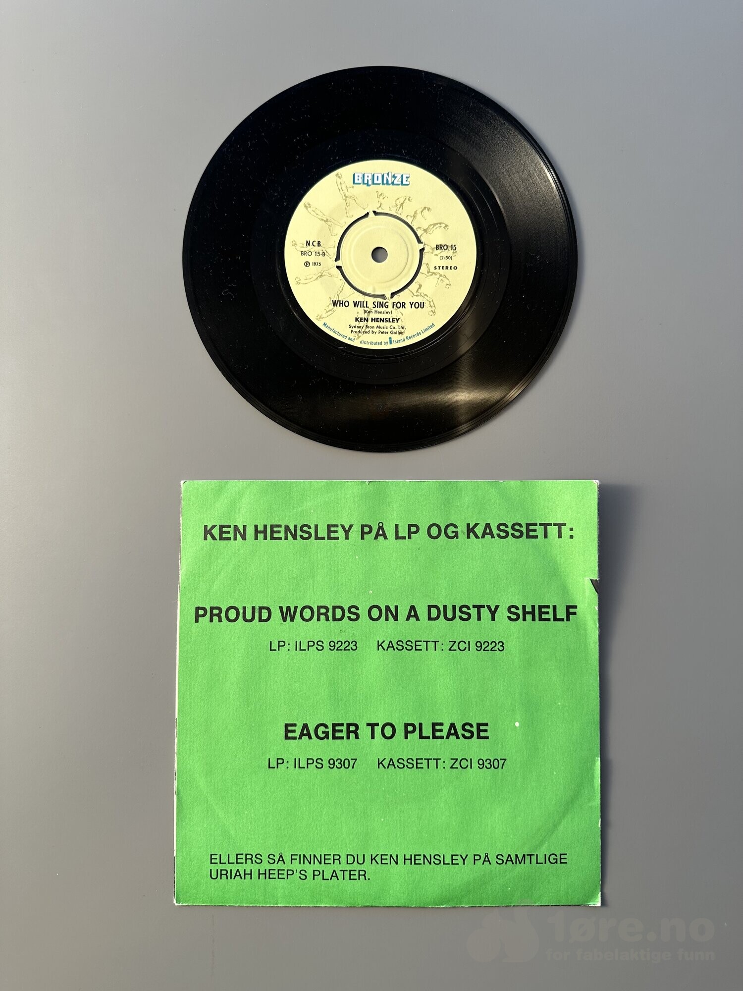 Singel – Ken Hensley – In the morning, bilde 3