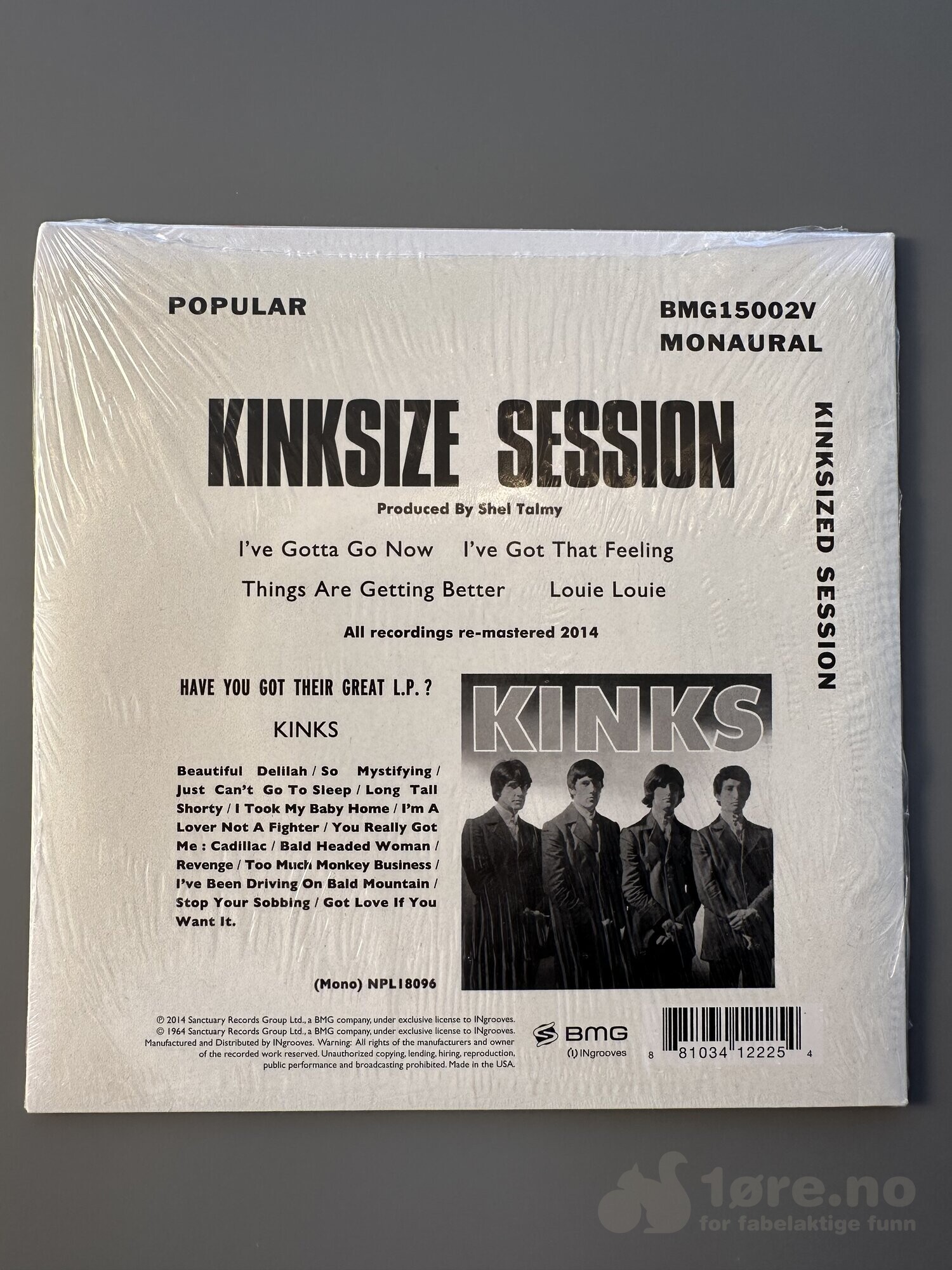 Singel - Kinksize Session- I’ve Gotta Go Now, bilde 3
