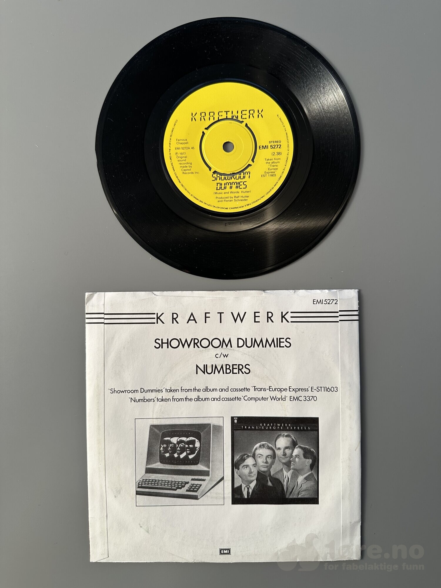 Singel - Kraftwerk - Showroom Dummies, bilde 3