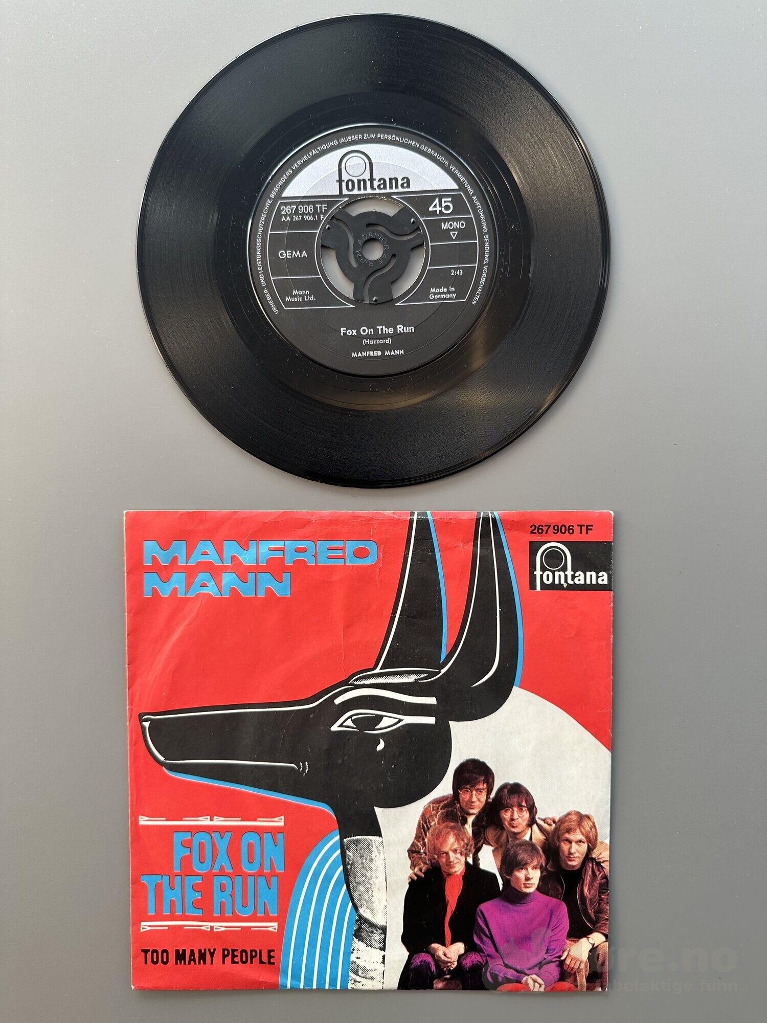 Singel - Manfred Mann - Fox On The Run, bilde 2