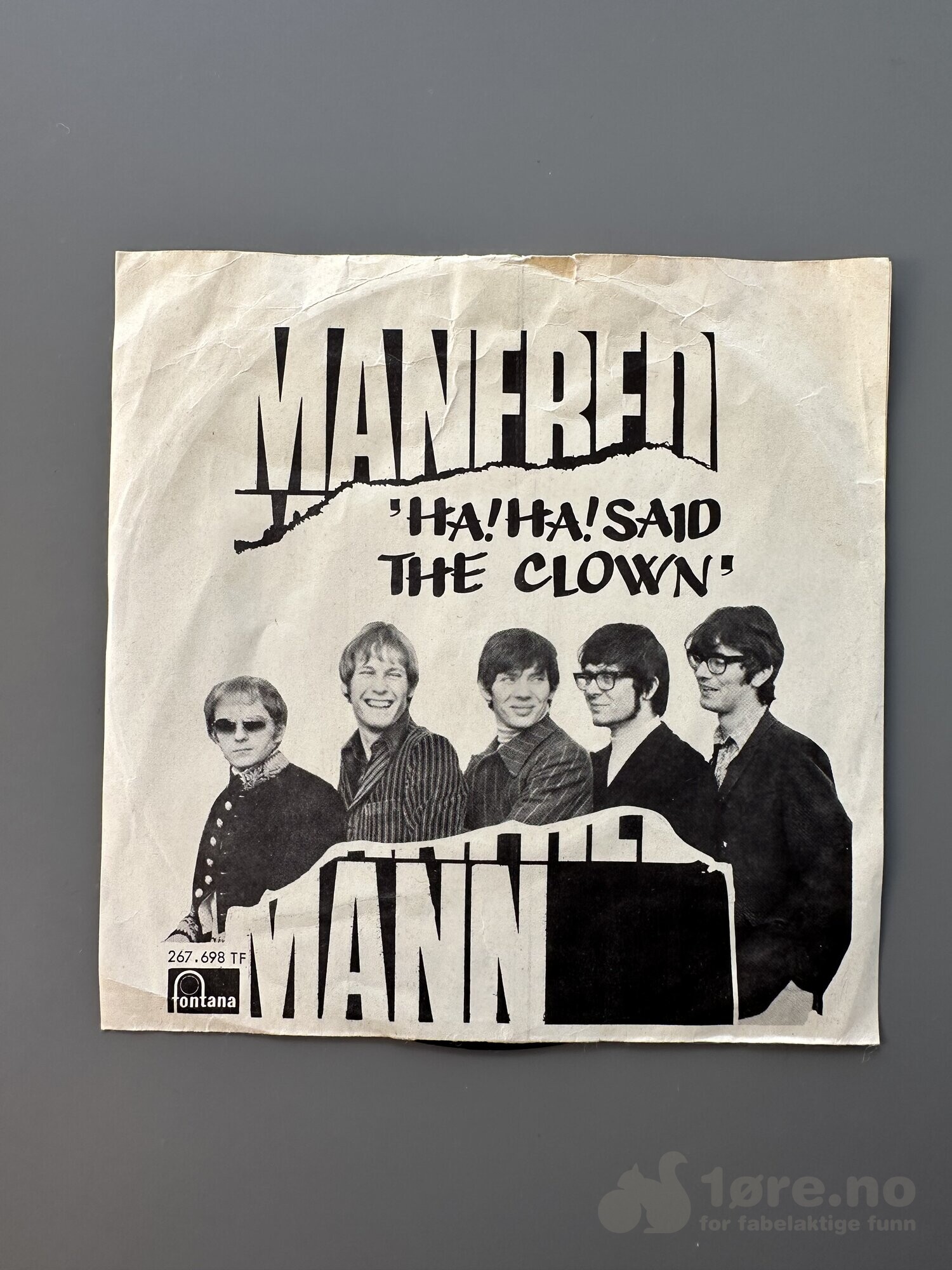 Singel - Manfred Mann- Ha! Ha! Said The Clown