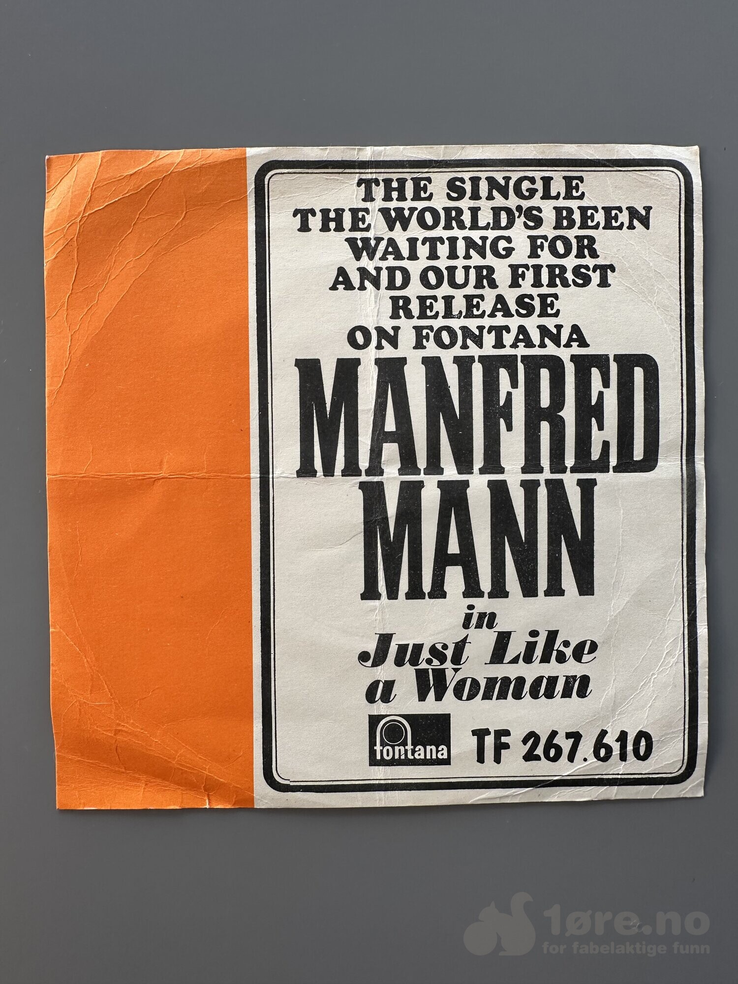 Singel - Manfred Mann - Just Like a Woman
