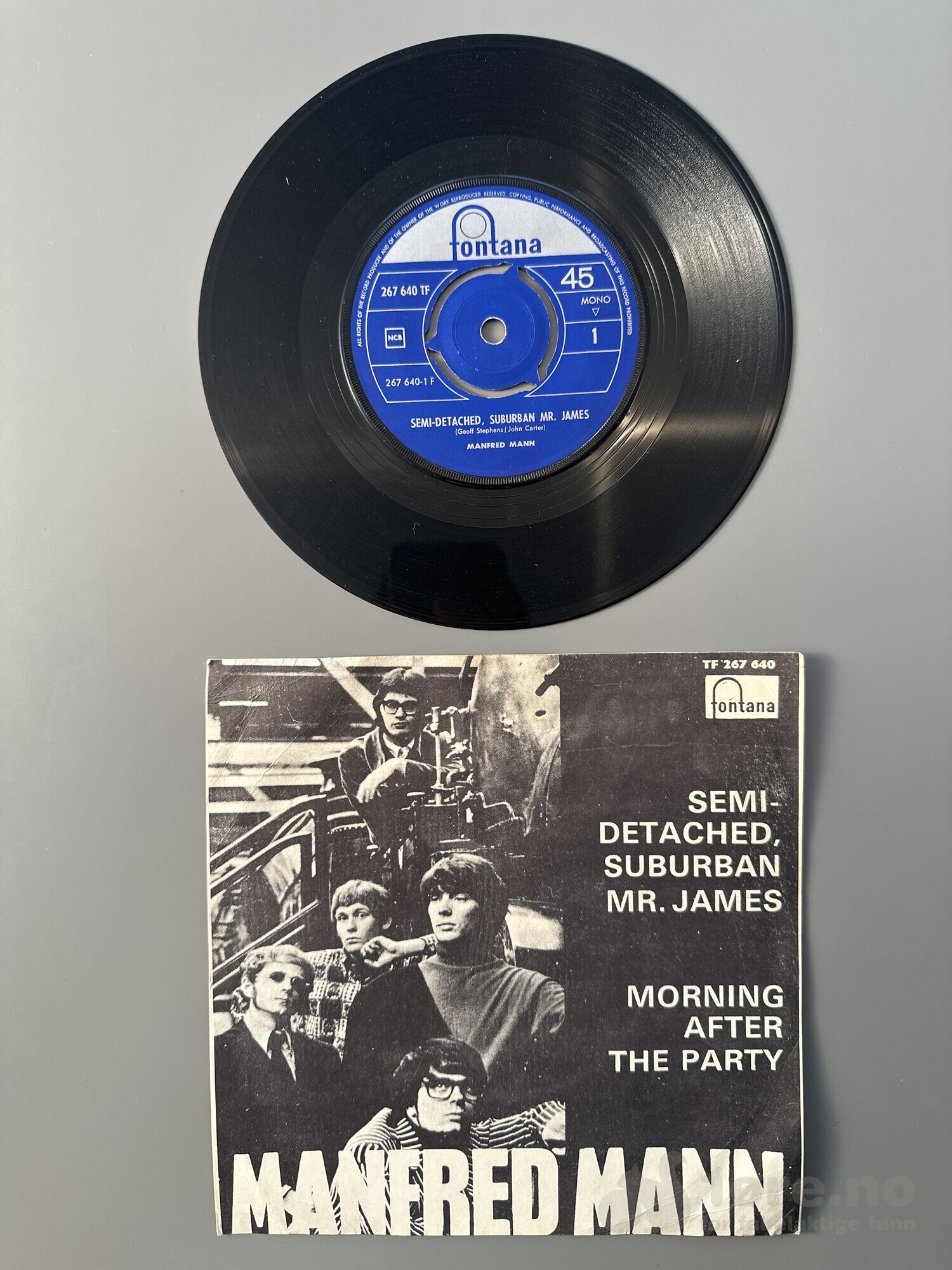 Singel - Manfred Mann - Semi-Detached, bilde 2