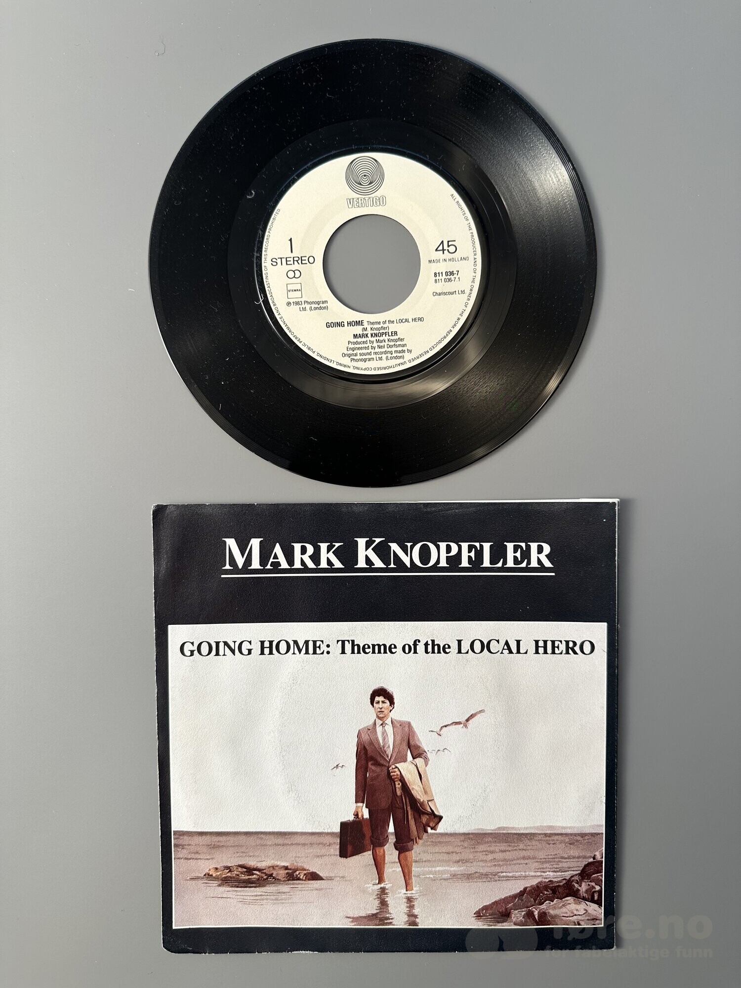 Singel - Mark Knopfler - Going Home: Theme of the Local Hero, bilde 2